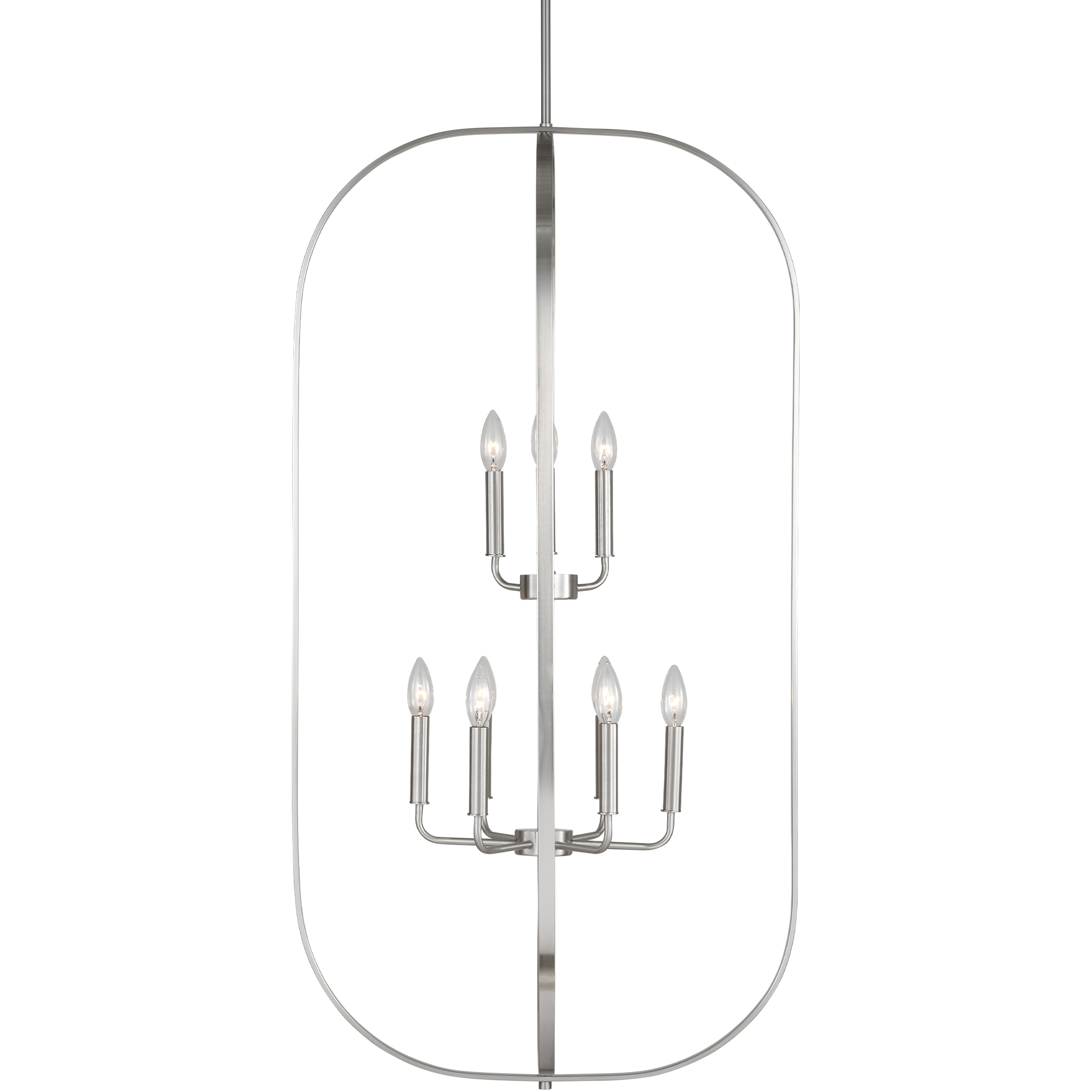 Loretto 9 Light 24 inch Brushed Nickel Chandelier Ceiling Light
