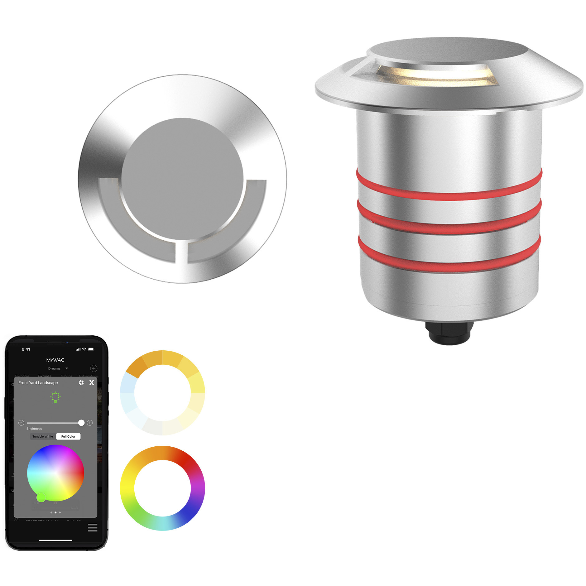 Colorscaping 12 5 watt Stainless Steel Path Indicator Light, Colorscaping