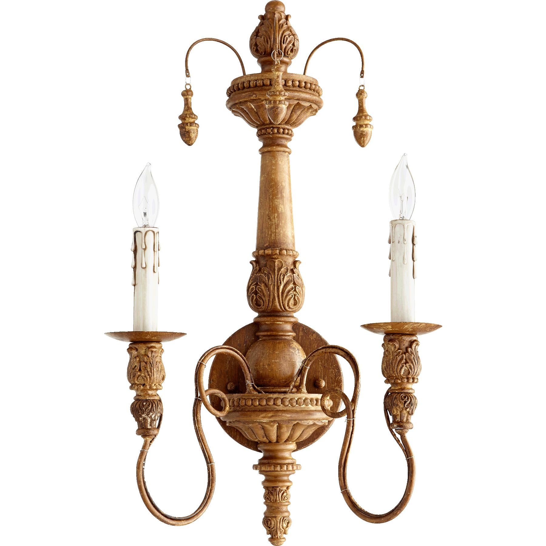 Salento 2 Light 11.5 inch French Umber Wall Sconce Wall Light