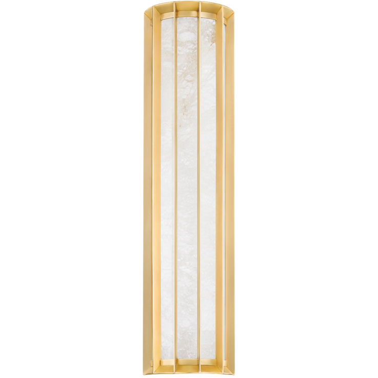 Leda LED 6 inch Vintage Brass ADA Wall Sconce Wall Light