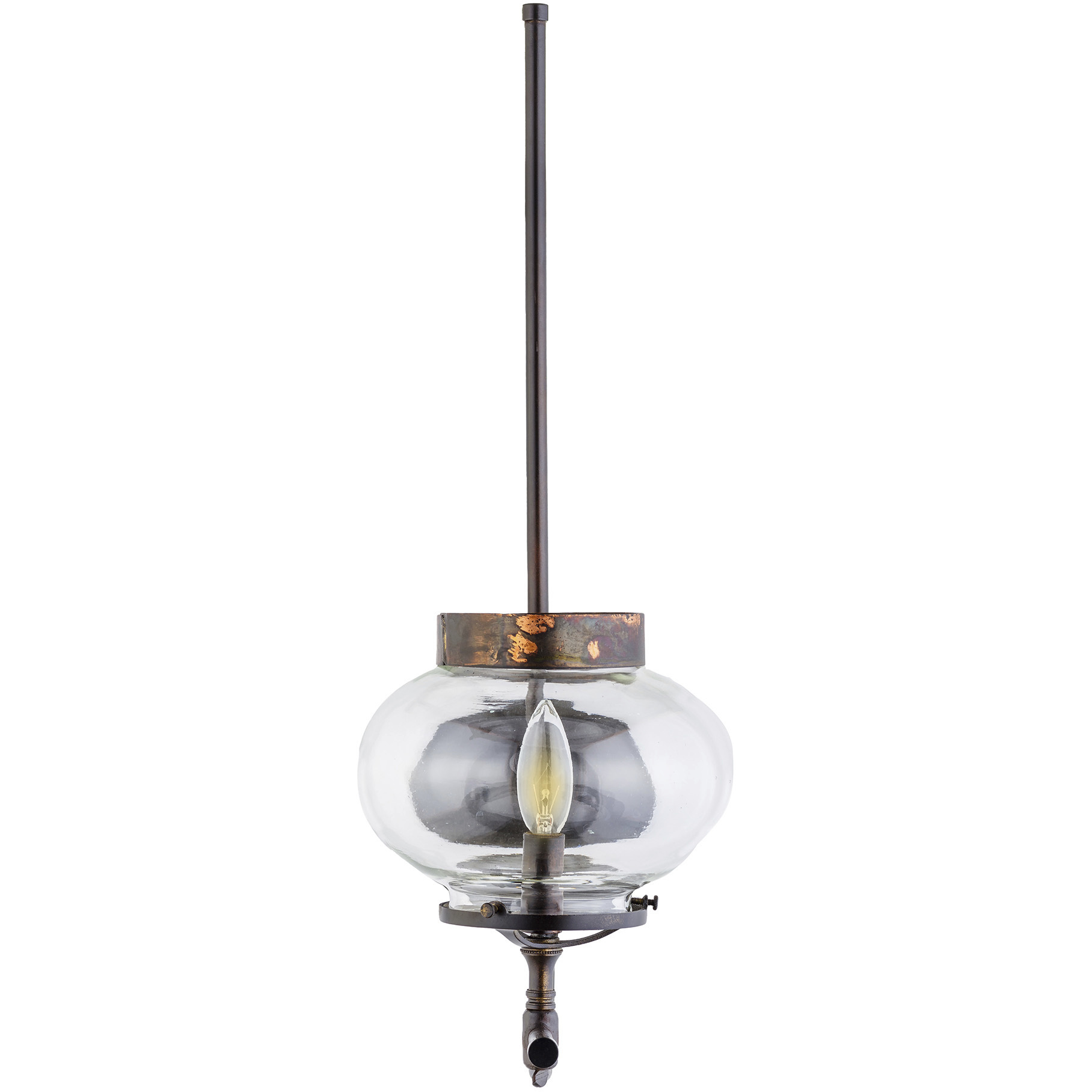 Lowcountry 1 Light Darkened Bronze and Darkened Copper Wall Sconce Wall Light