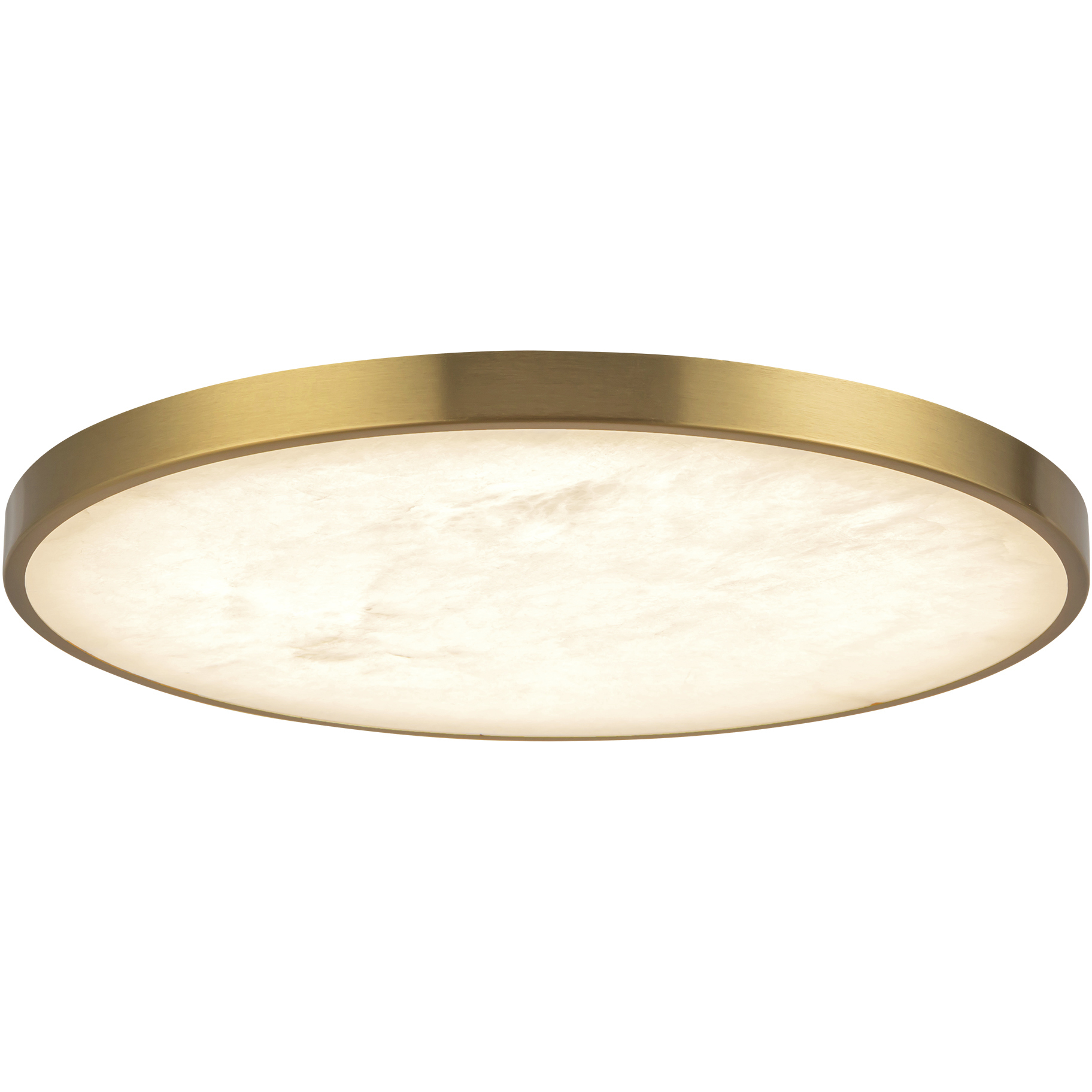 Alora Mood Evelyn 15.13 inch Brushed Gold and Alabaster Flush Mount Ceiling Light