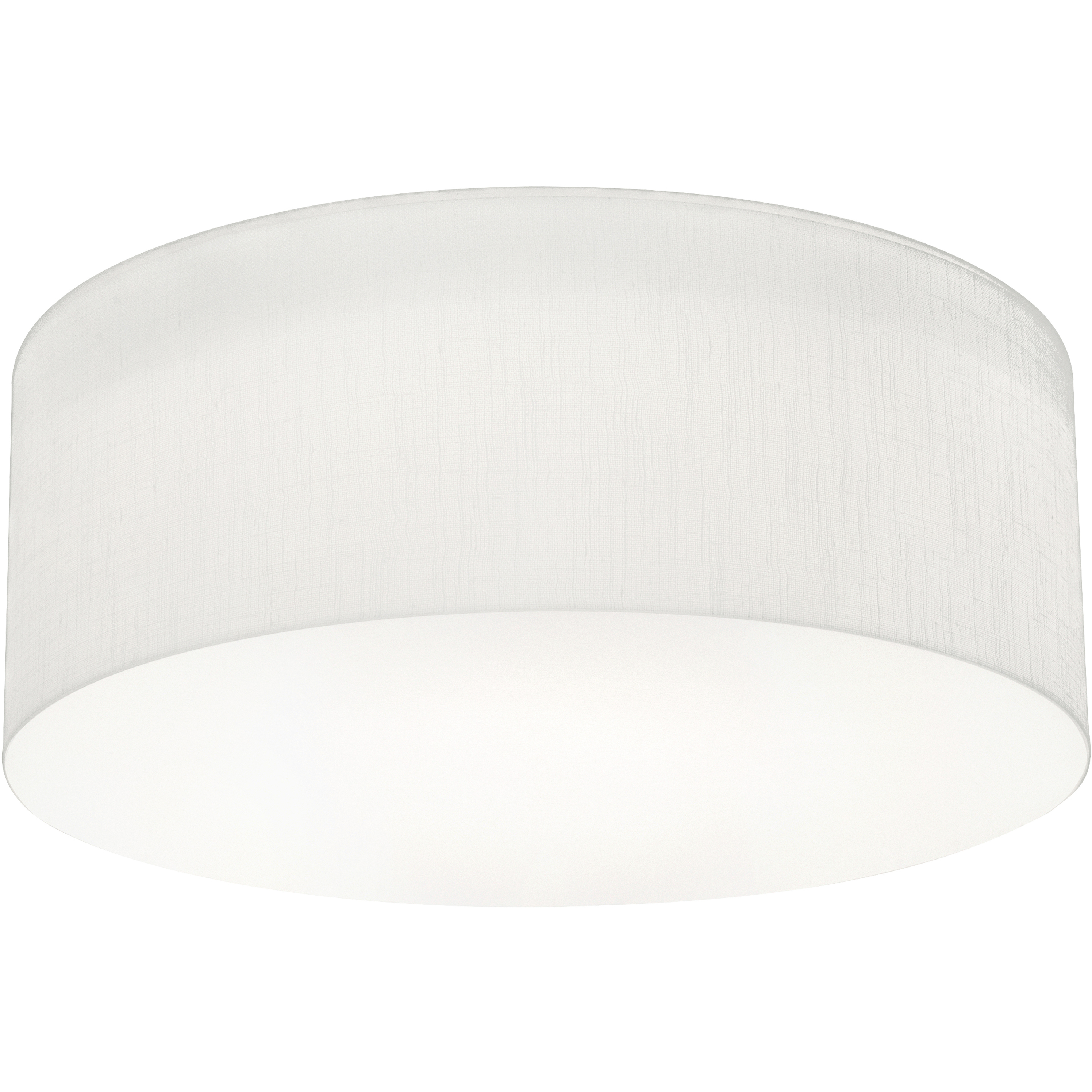 Anton 2 Light 12.25 inch Linen White Flush Mount Ceiling Light