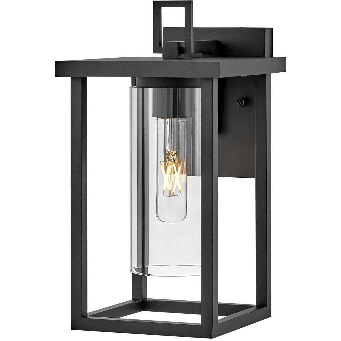 Mateo LED 13 inch Black Outdoor Wall Mount