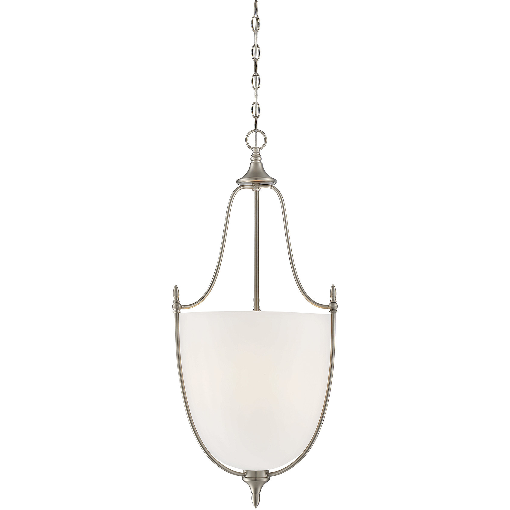 Herndon 3 Light 16 inch Satin Nickel Pendant Ceiling Light, Essentials