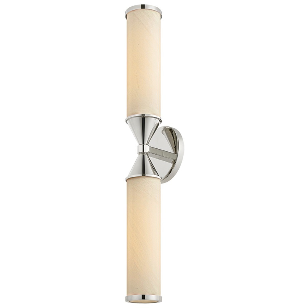 Zinnia 2 Light 4.75 inch Polished Nickel ADA Wall Sconce Wall Light