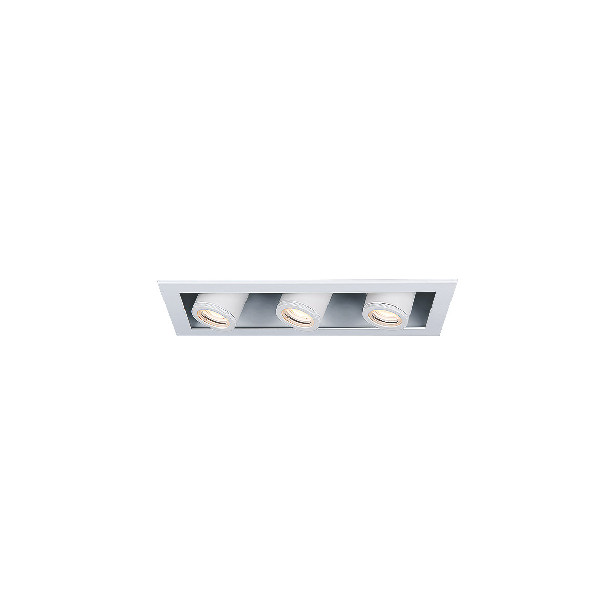 Silo Multiples LED White White Multiple Recessed Trim in 3000K, White/White