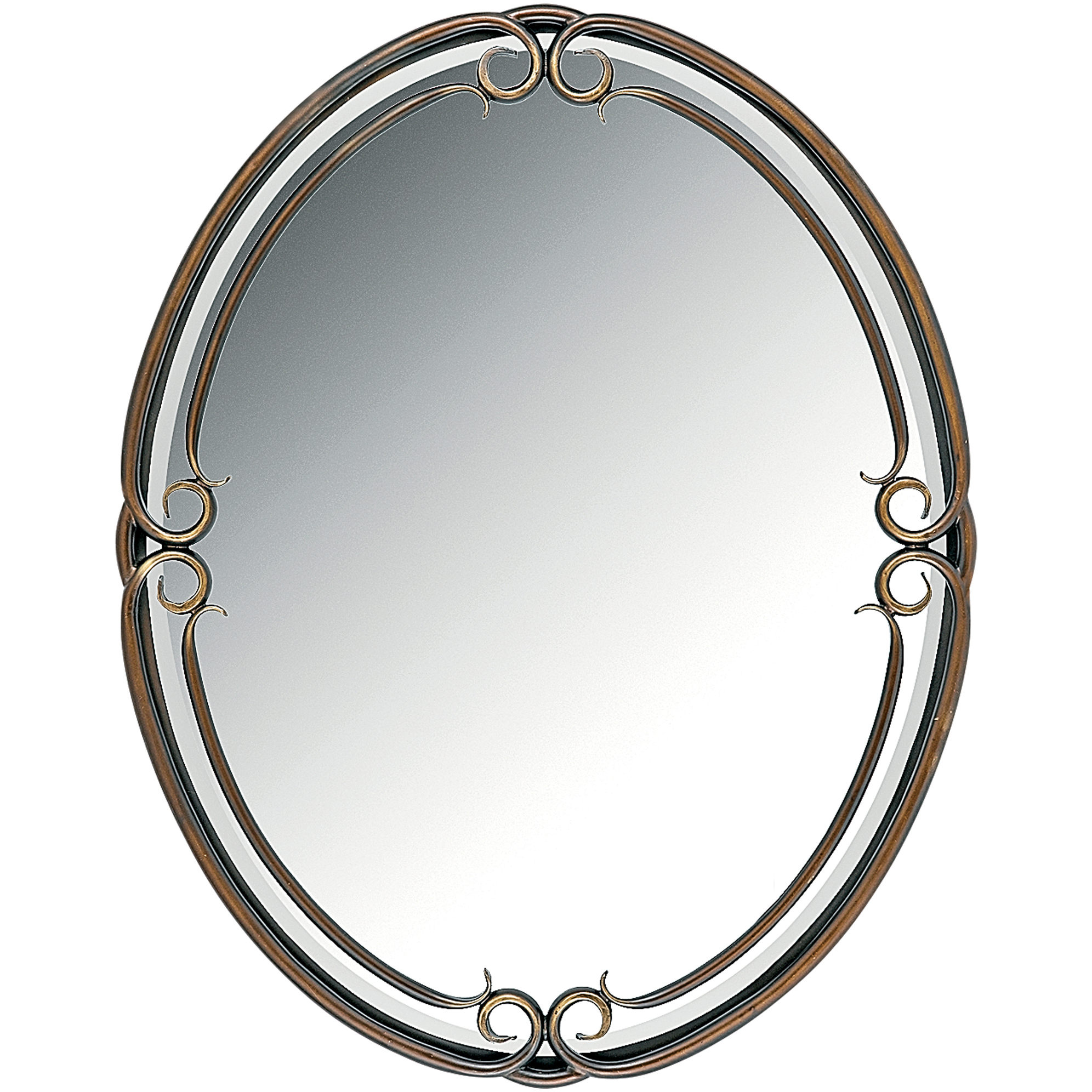 Duchess 30 X 24 inch Palladian Bronze Wall Mirror