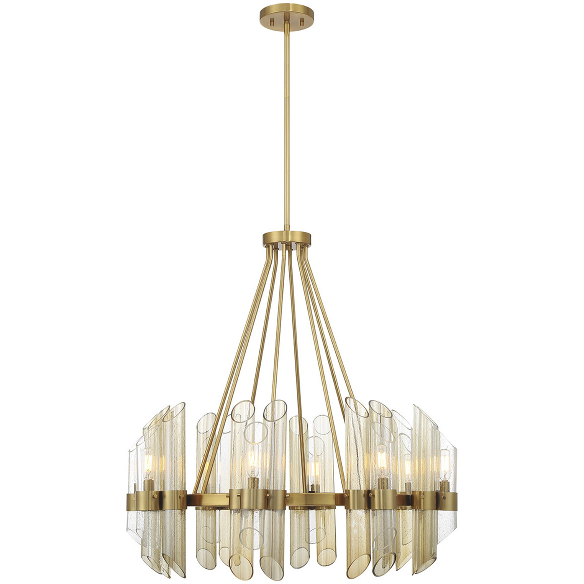Biltmore 8 Light 30 inch Warm Brass Chandelier Ceiling Light