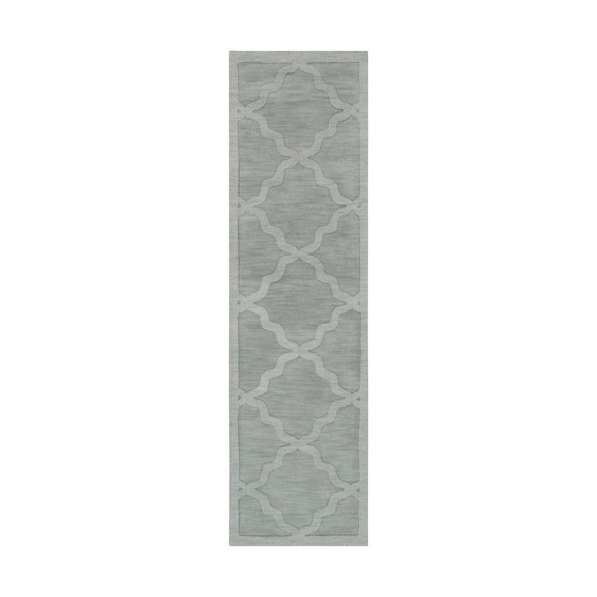 Central Park 168 X 27 inch Ice Blue/Sage Rugs, Runner