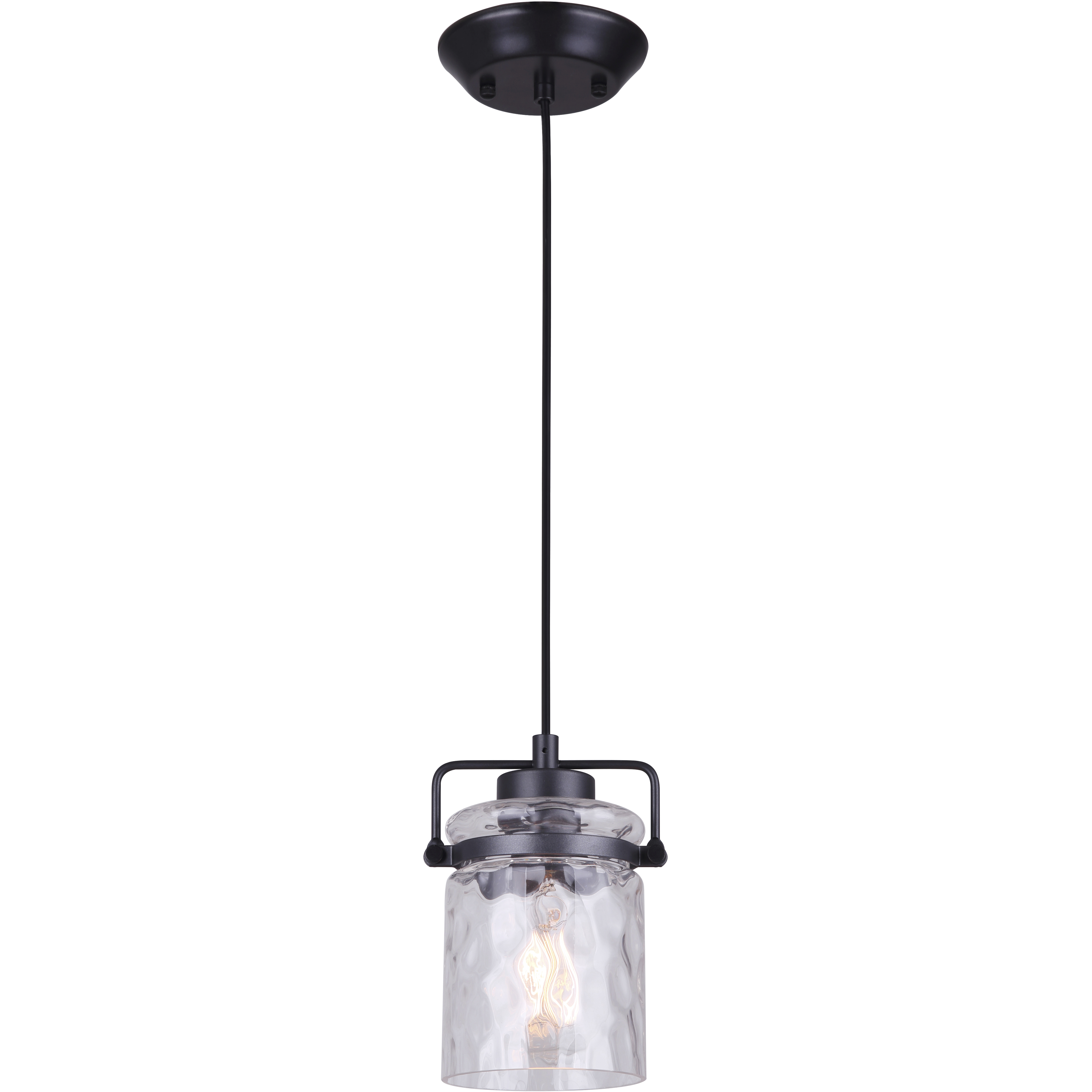 Madison 1 Light 5.5 inch Graphite Pendant Ceiling Light