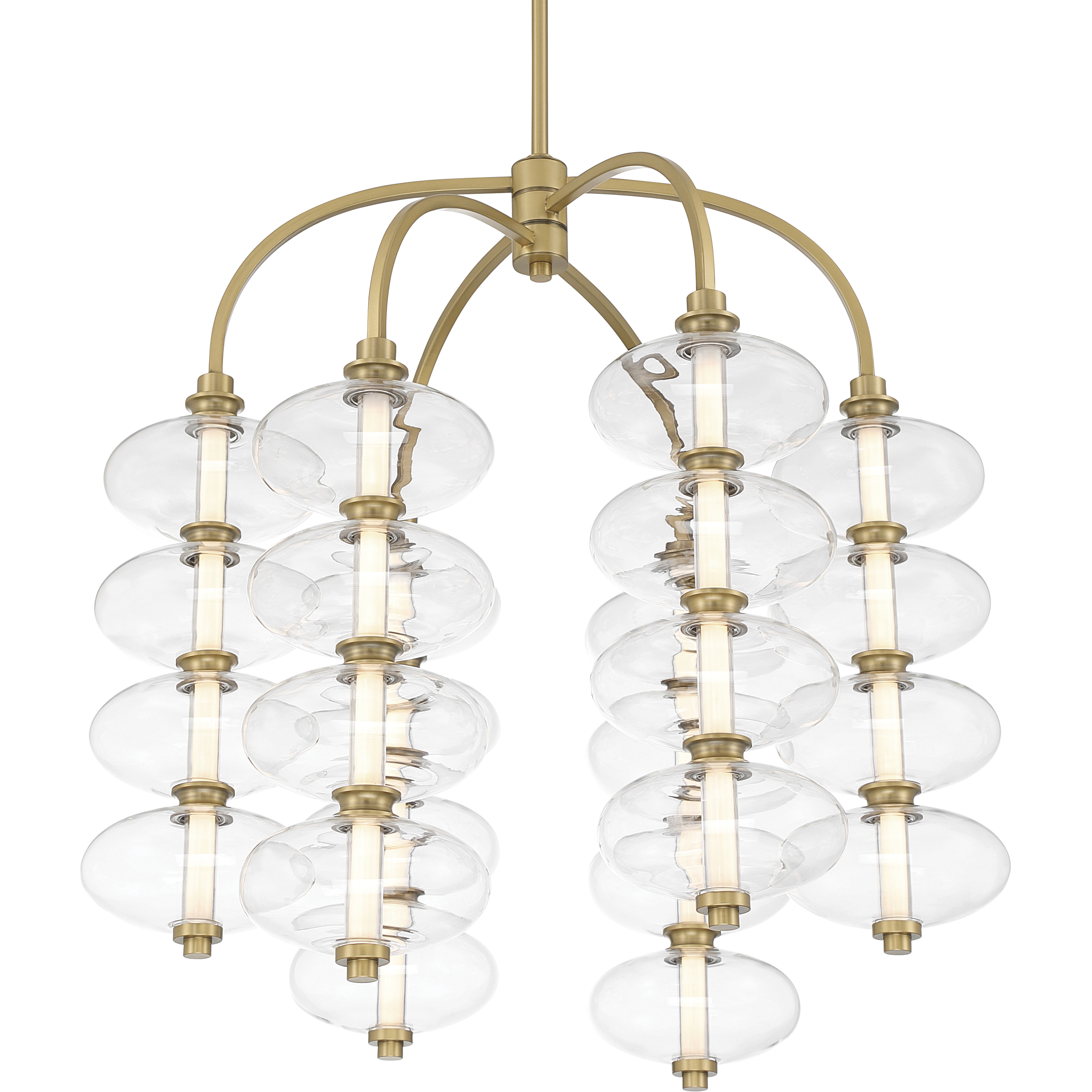 Bollavino LED 24 inch Legacy Brass Pendant Ceiling Light