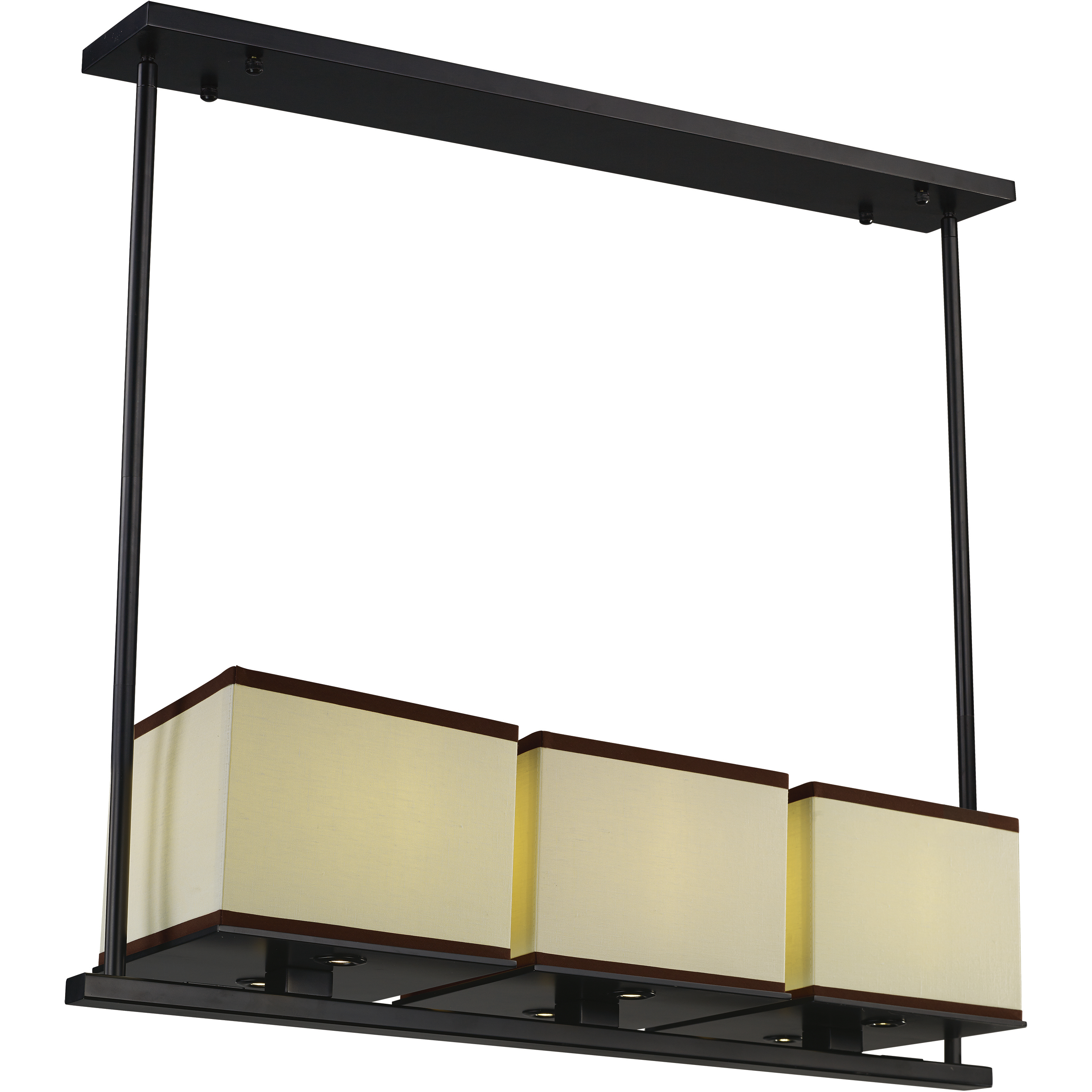 Tribeca LED 35.5 inch Dark Bronze Linear Pendant Ceiling Light