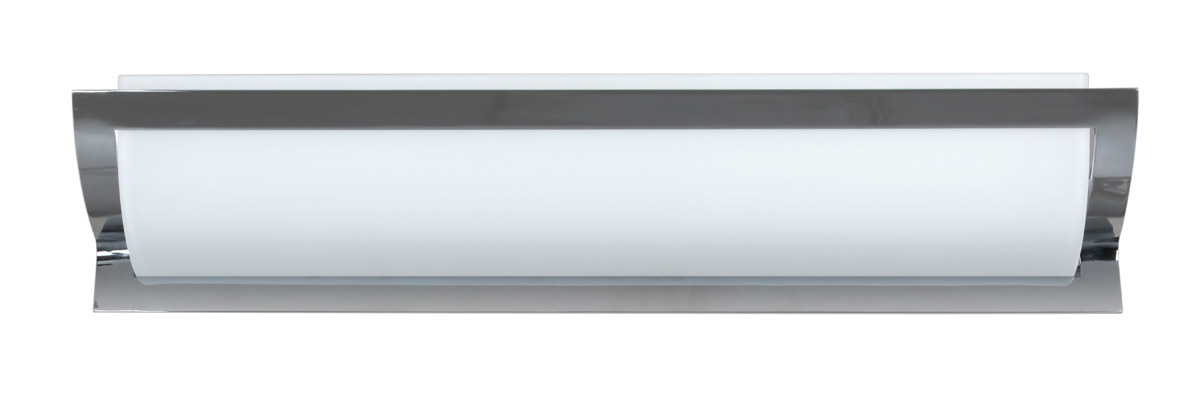 Elana 26 LED 27 inch Chrome Vanity Lighting Wall Light