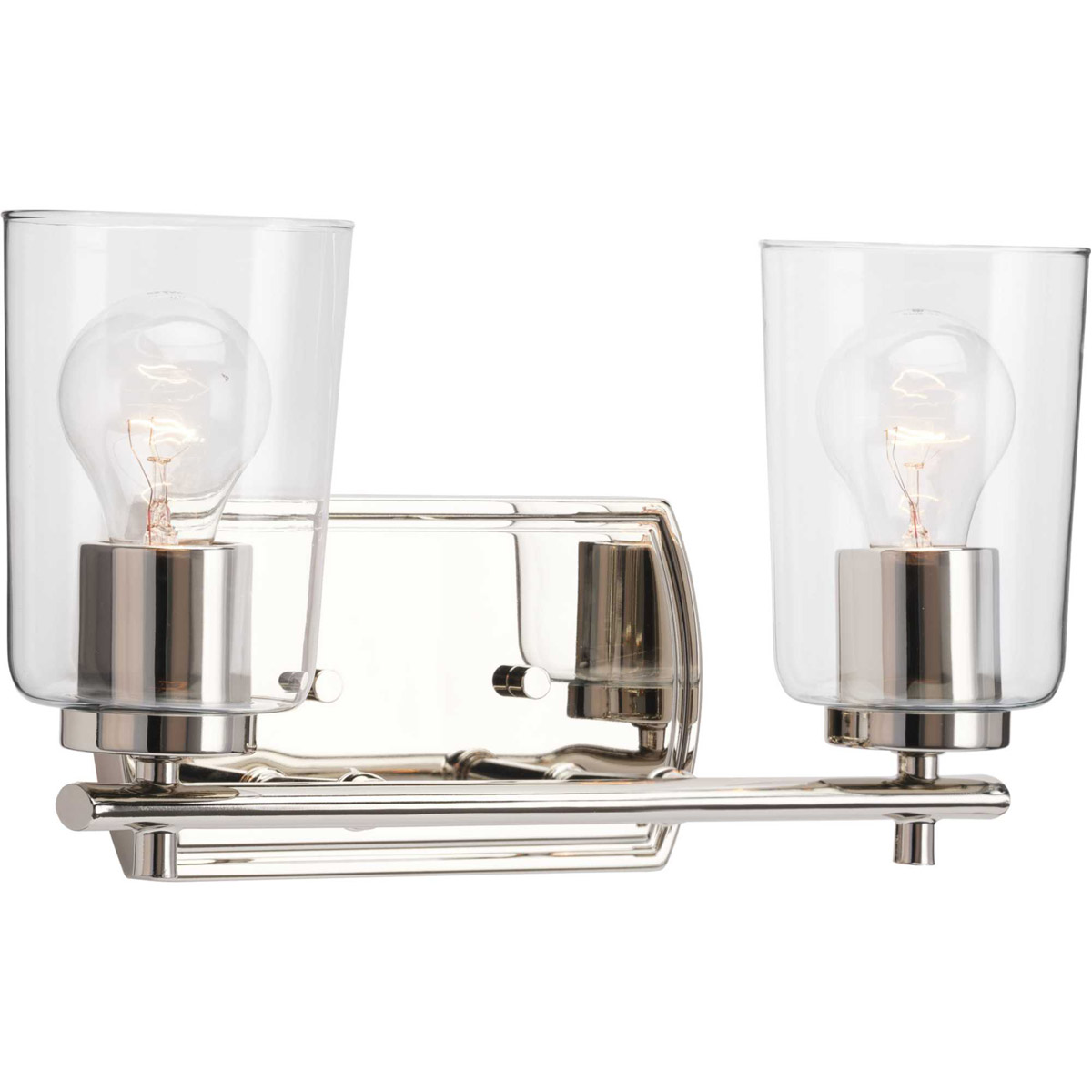 Adley 2 Light 14 inch Polished Nickel Bath Vanity Wall Light