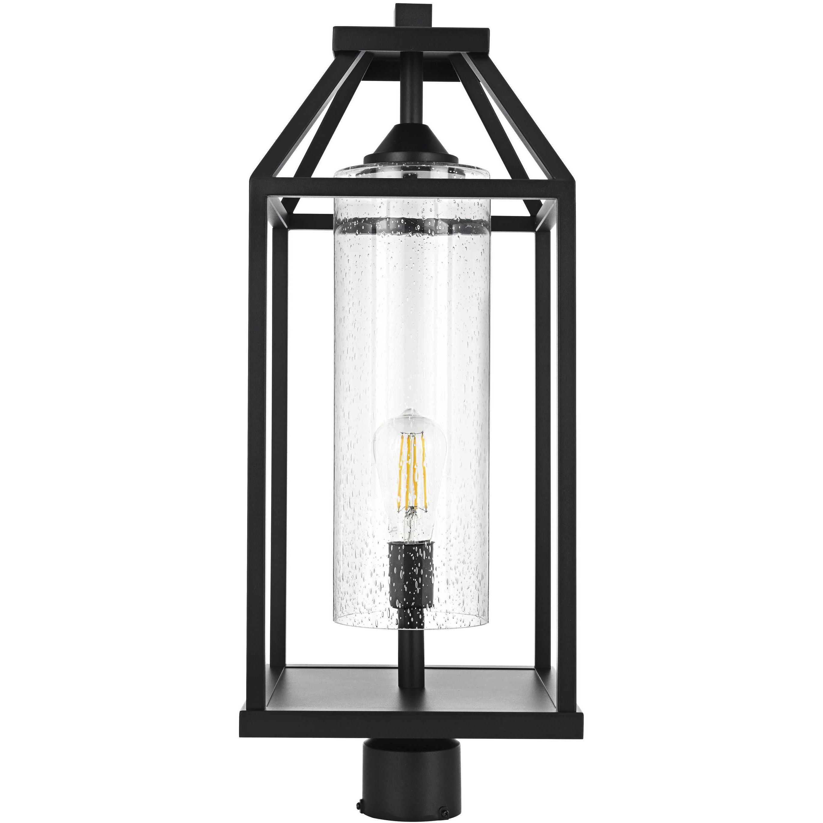 Zora 1 Light 26 inch Black Outdoor Post Light