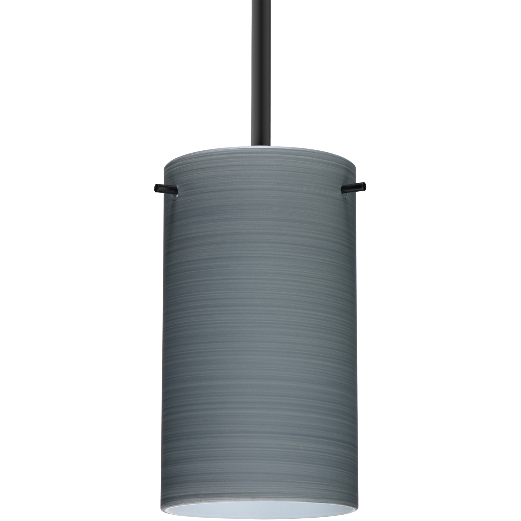 Stilo 7 LED Black Stem Pendant Ceiling Light