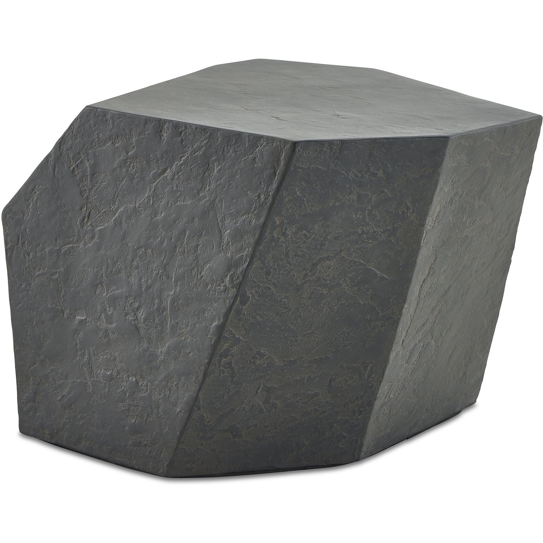 Parra 24 X 18 inch Natural Slate Outdoor Side Table