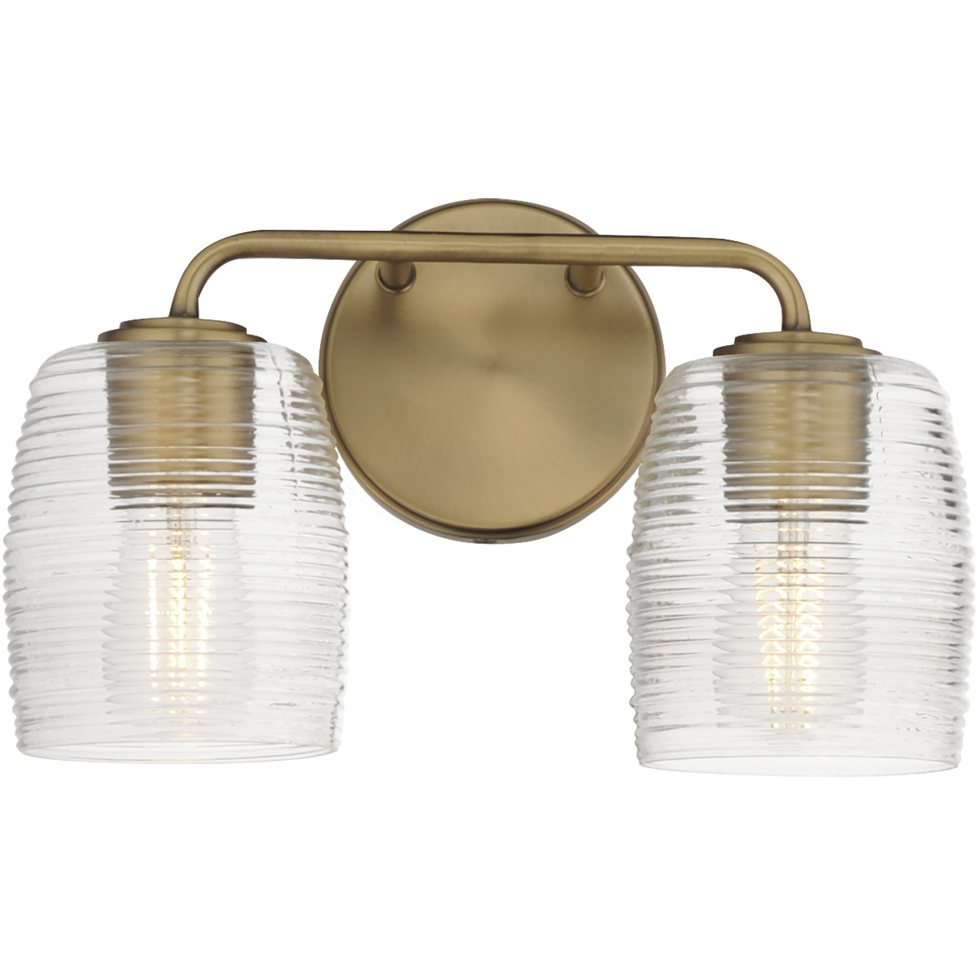 Honey 2 Light 14 inch Natural Aged Brass Wall Sconce Wall Light
