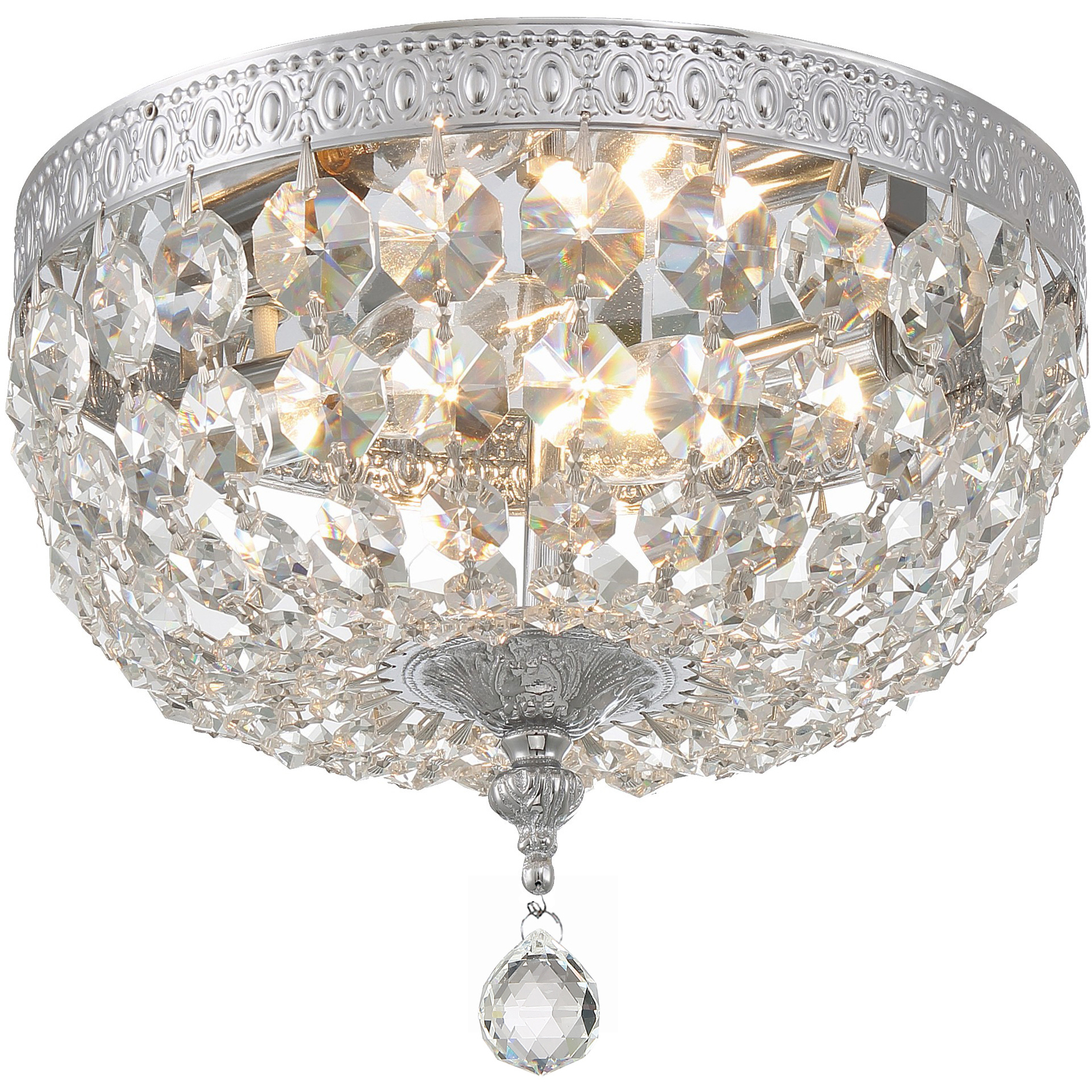 Rawson 2 Light 8 inch Chrome Ceiling Mount Ceiling Light