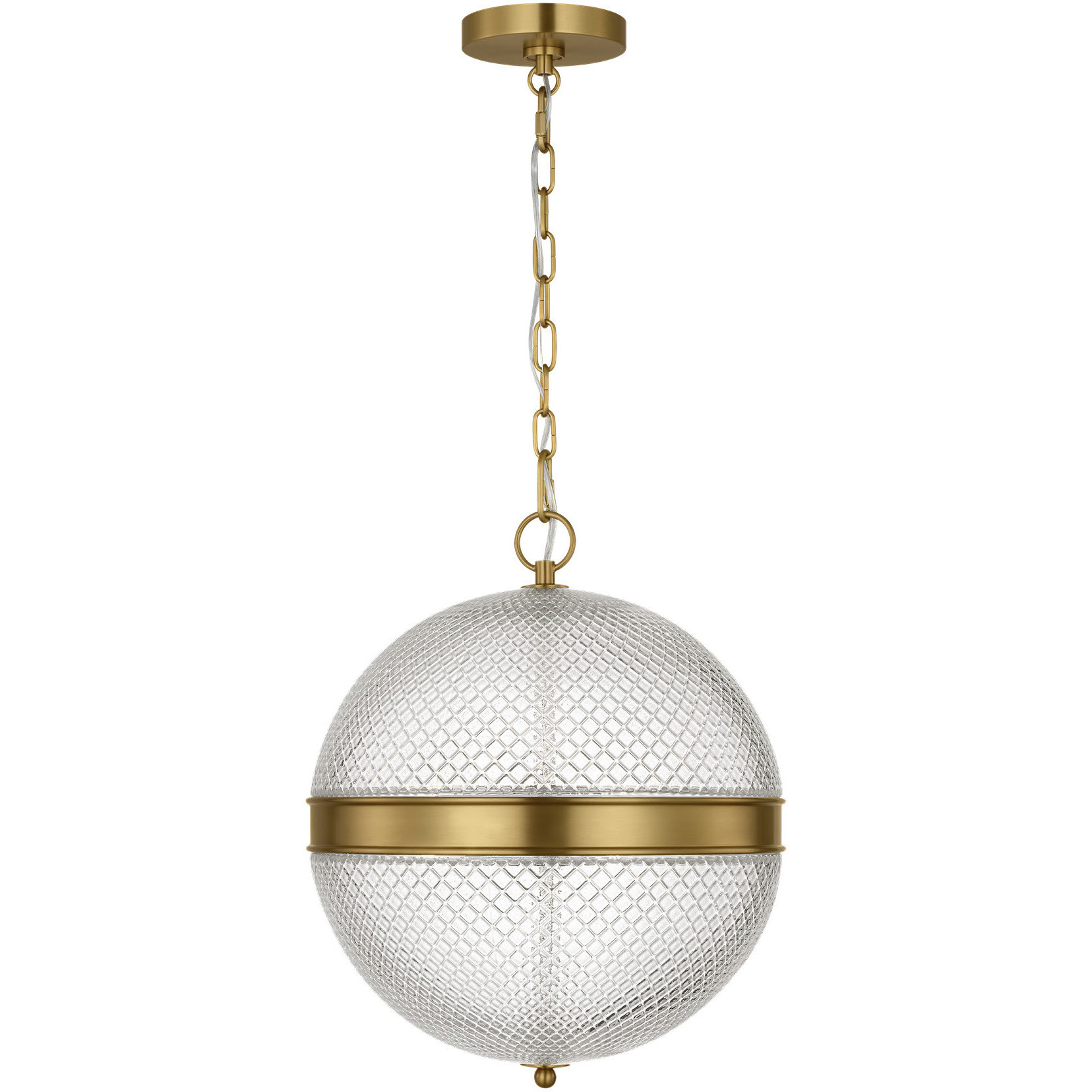 Alexa Hampton Lucinda 3 Light 15 inch Burnished Brass Pendant Ceiling Light