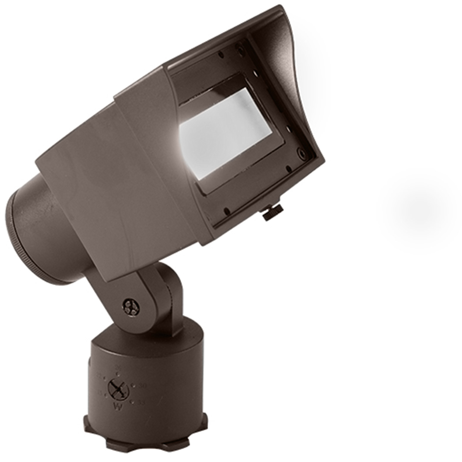 Adjustable Wall Wash LED Bronze Wall Wash in 2700K Warm LED, WAC Landscape