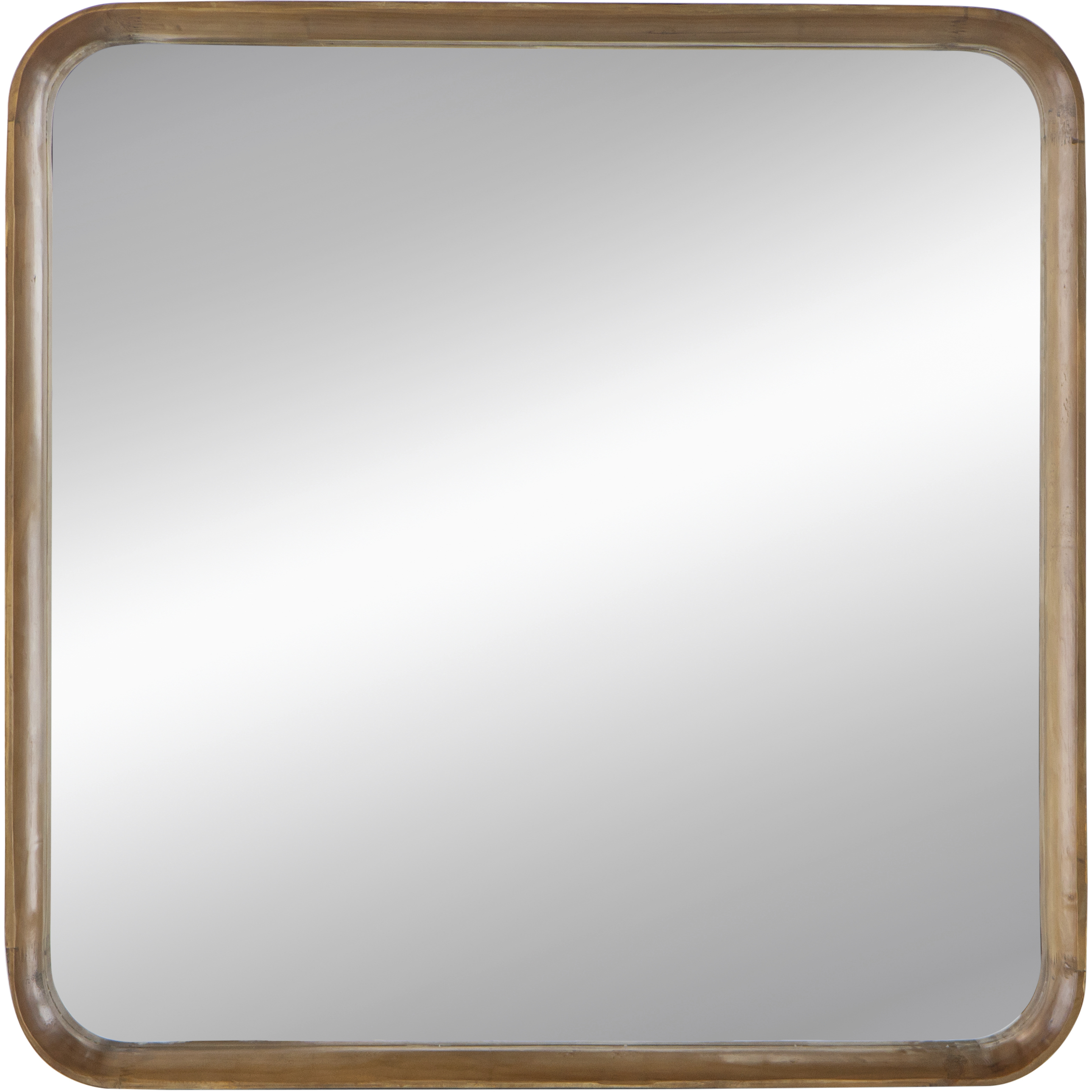 Wayne 31.5 X 31.5 inch Brown Wall Mirror