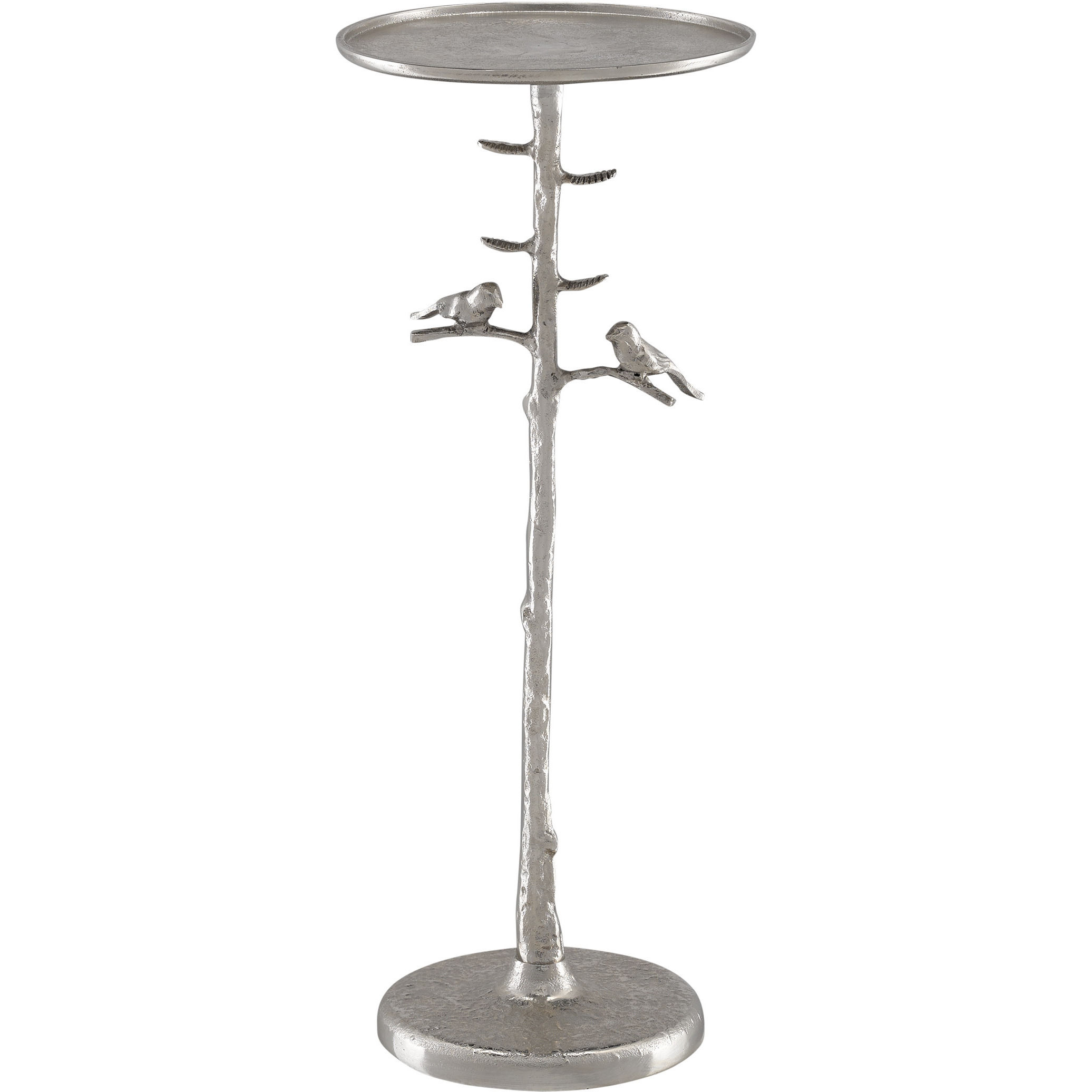 Piaf 10.25 inch Polished Nickel Drinks Table