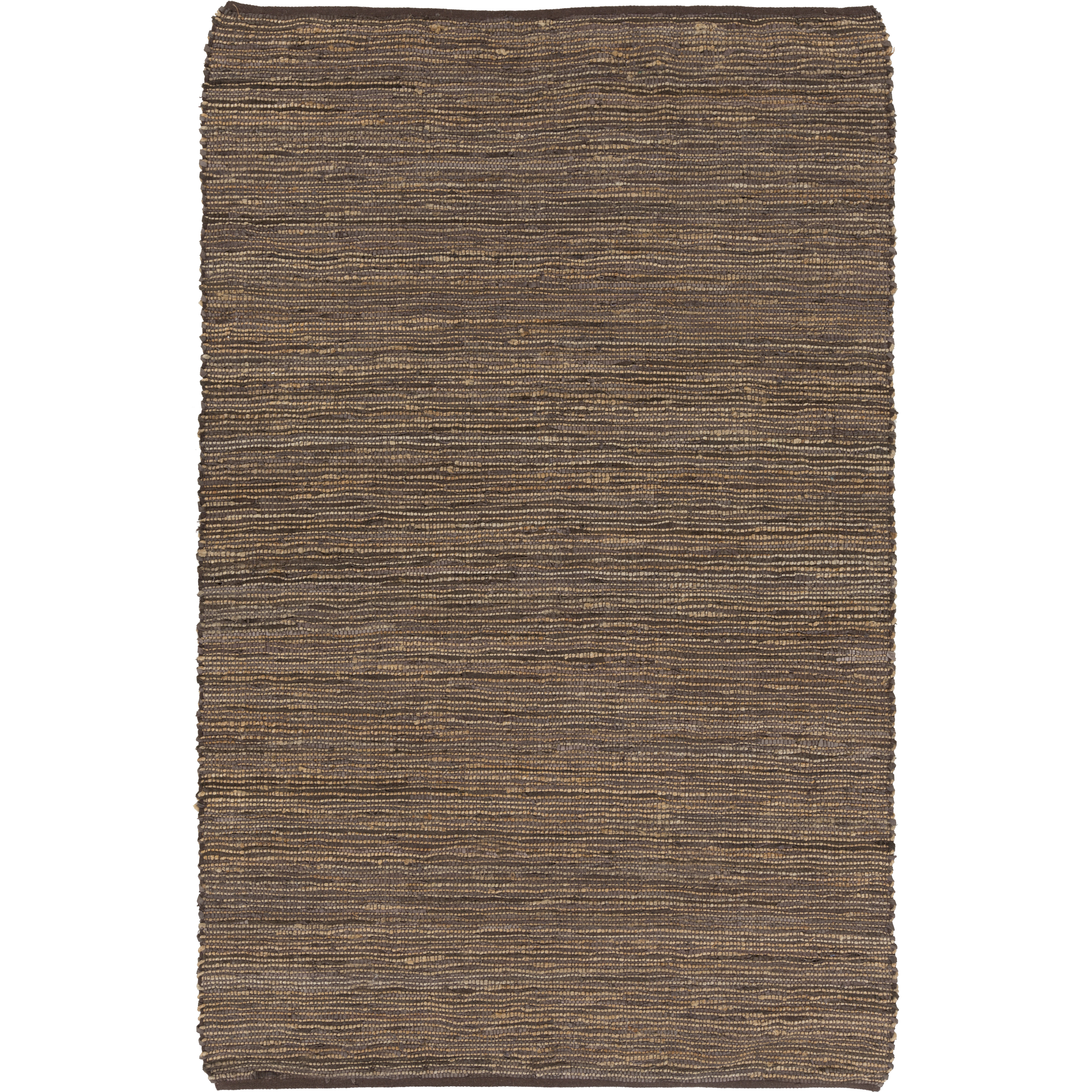 Country Jutes 36 X 24 inch Khaki, Dark Brown Rug