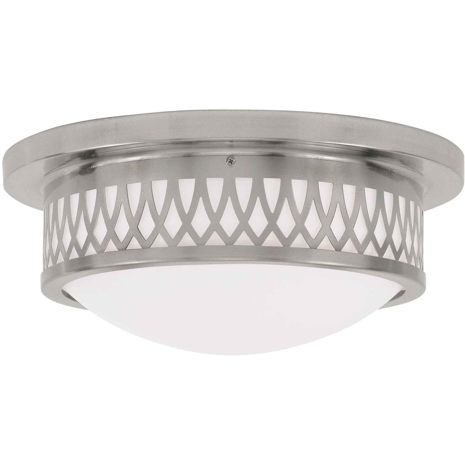 Westfield 2 Light 13 inch Brushed Nickel Flush Mount Ceiling Light