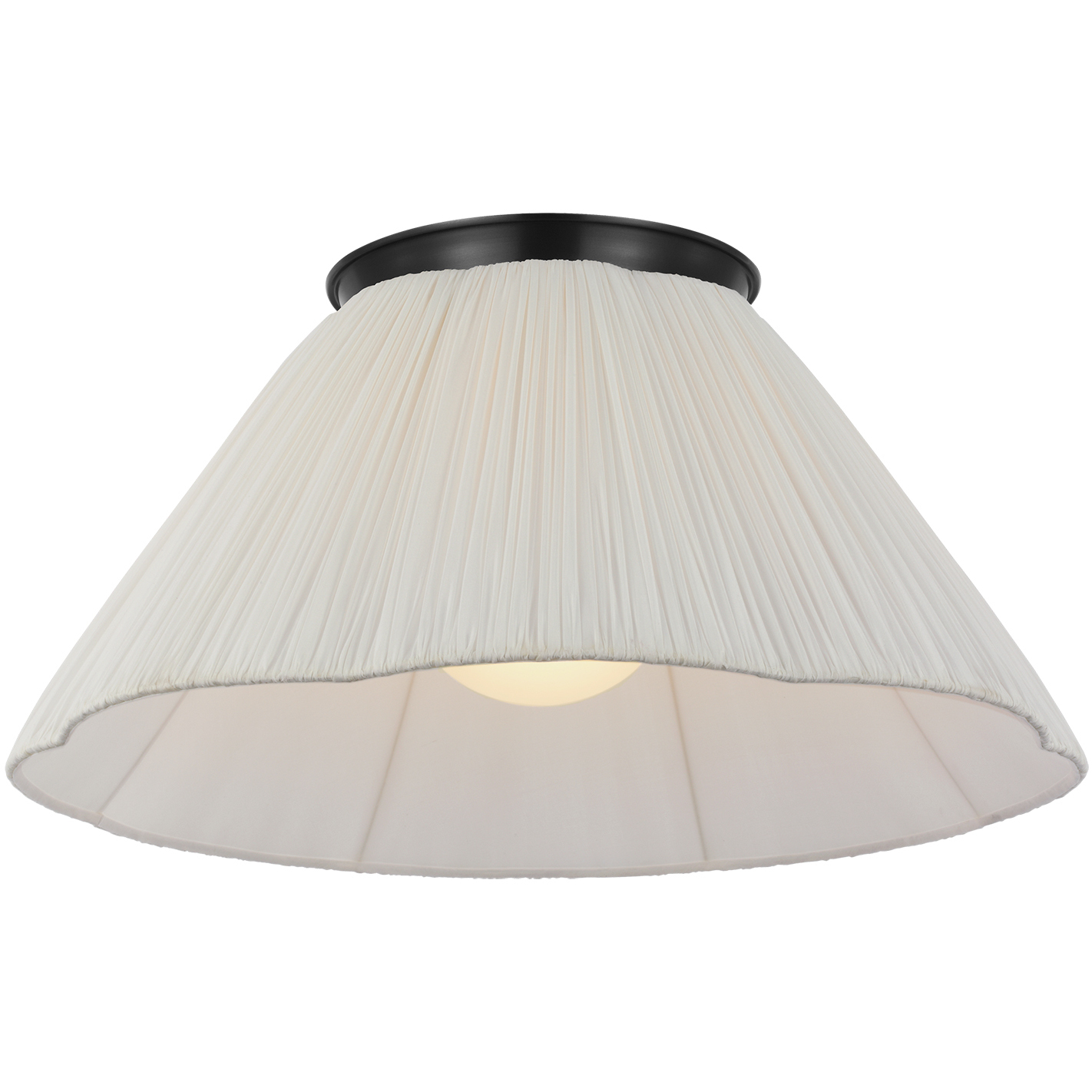 Amber Lewis Bradley LED 24 inch Bronze Flush Mount Ceiling Light
