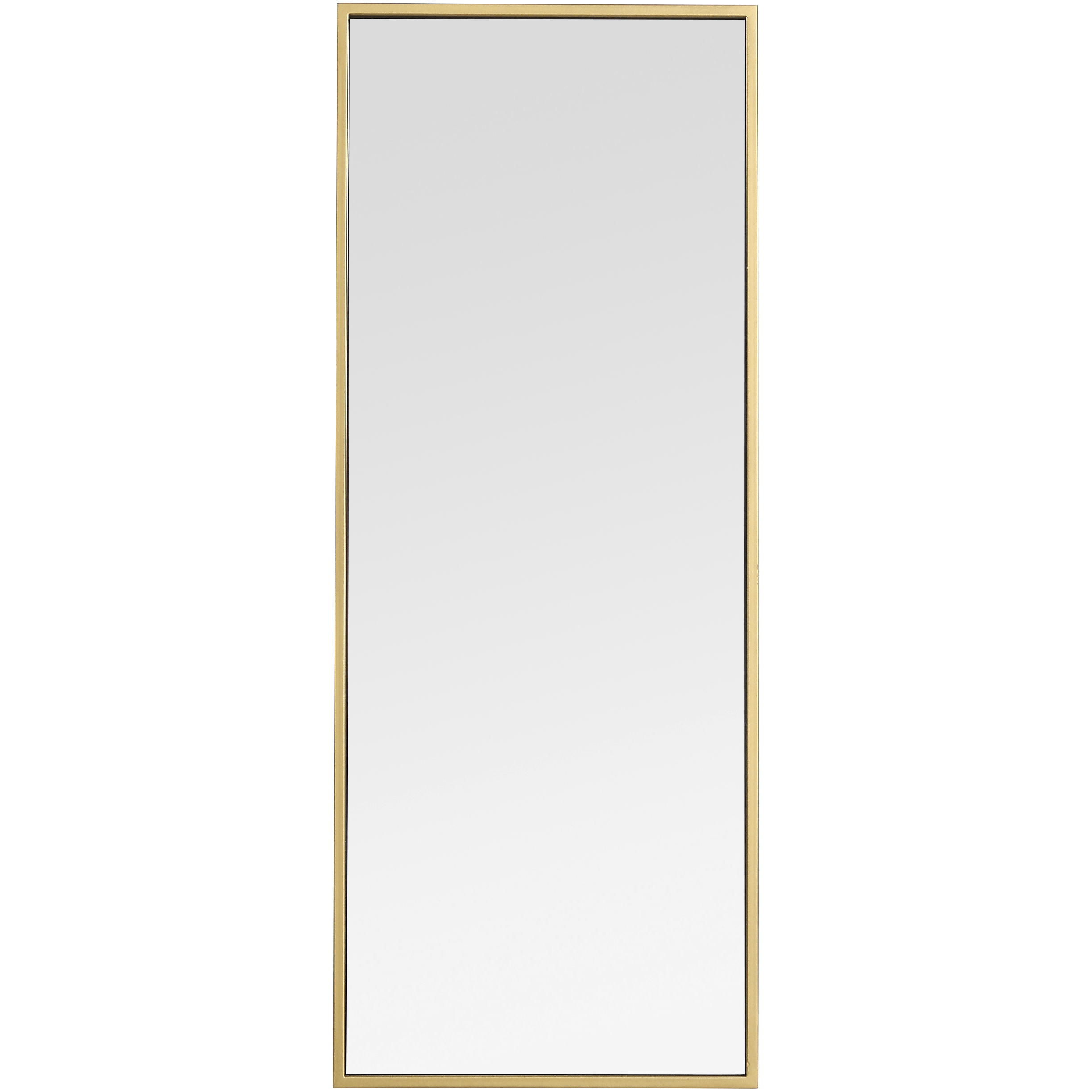 Monet 36 X 14 inch Brass Wall Mirror
