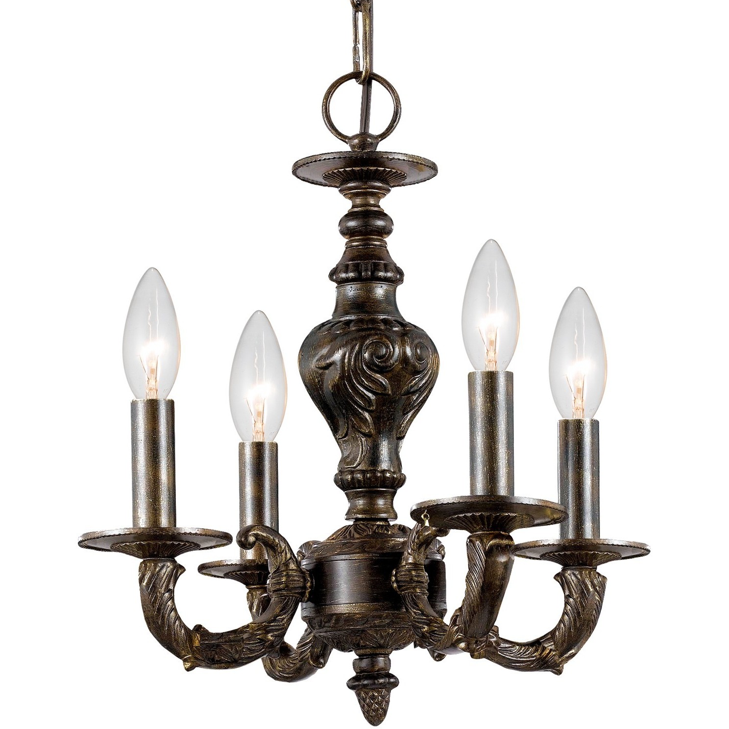 Paris Market 4 Light 13.5 inch Venetian Bronze Mini Chandelier Ceiling Light
