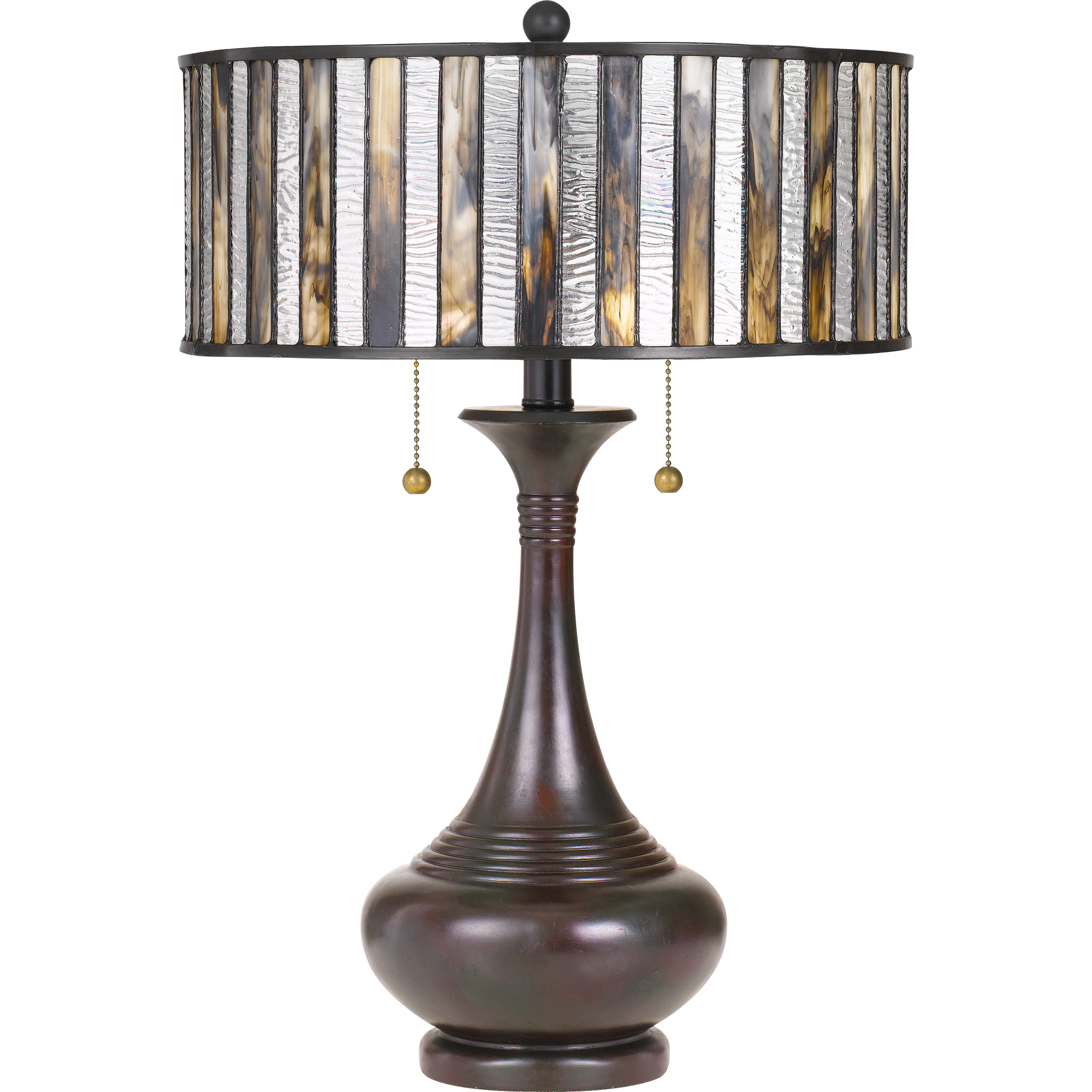 Roland 21.5 inch 75.00 watt Valiant Bronze Table Lamp Portable Light, Naturals
