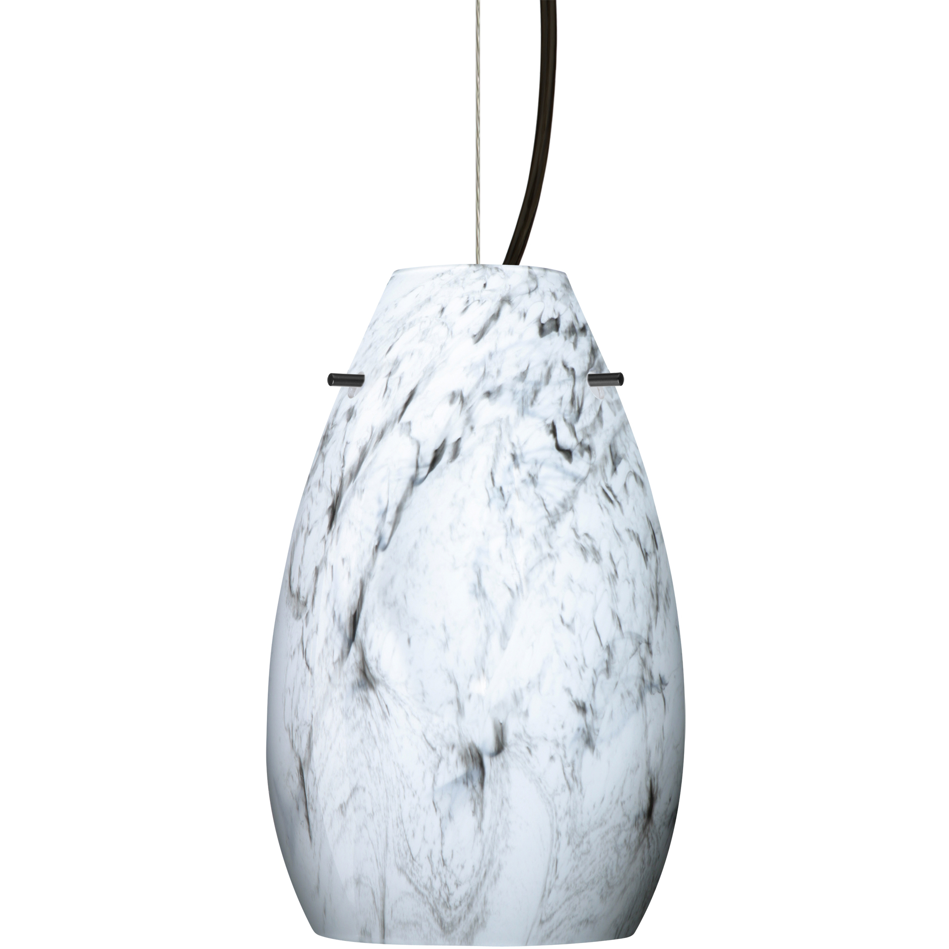 Pera 9 LED Black Cord Pendant Ceiling Light