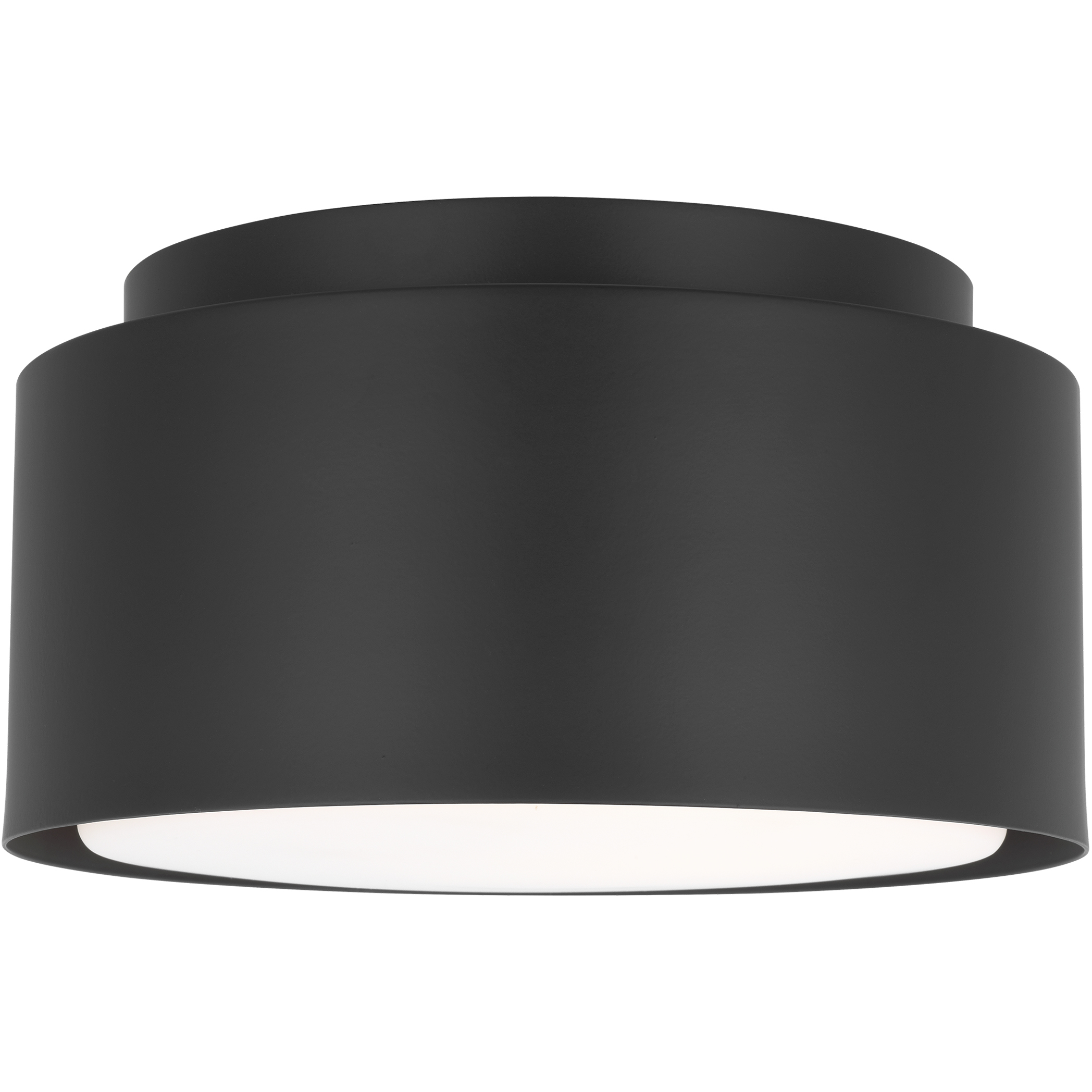 Drew & Jonathan Dartmore 1 Light 10 inch Midnight Black Flush Mount Ceiling Light, Small