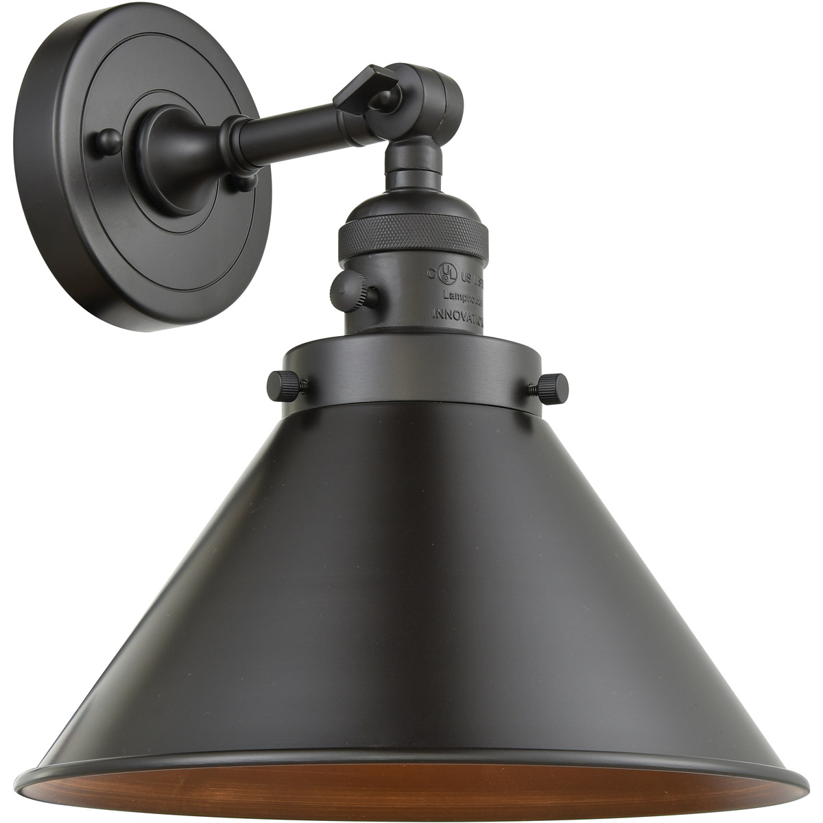 Franklin Restoration Briarcliff 1 Light 10 inch Oil Rubbed Bronze Sconce Wall Light, Franklin Restoration