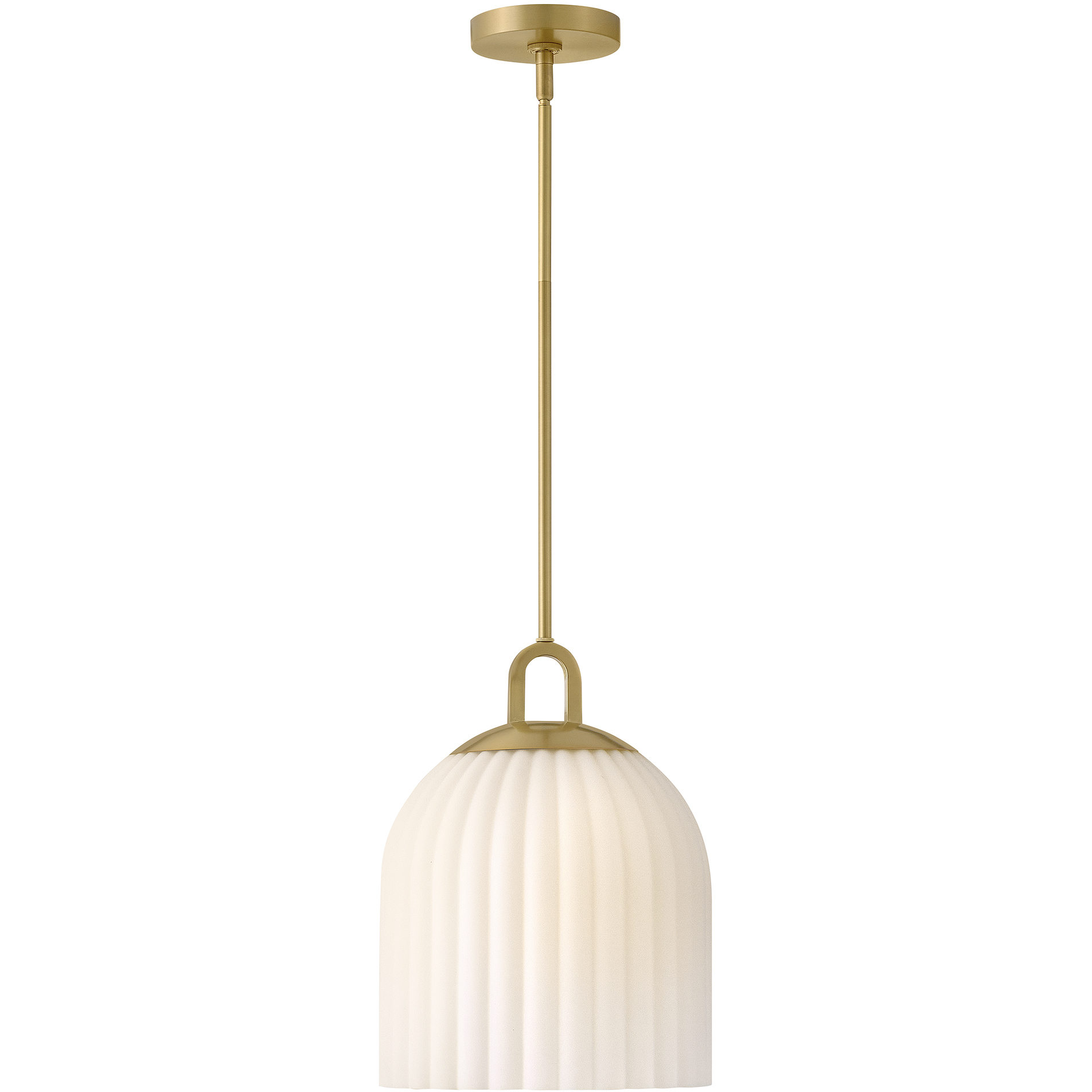 Paige 1 Light 11 inch Lacquered Brass Pendant Ceiling Light
