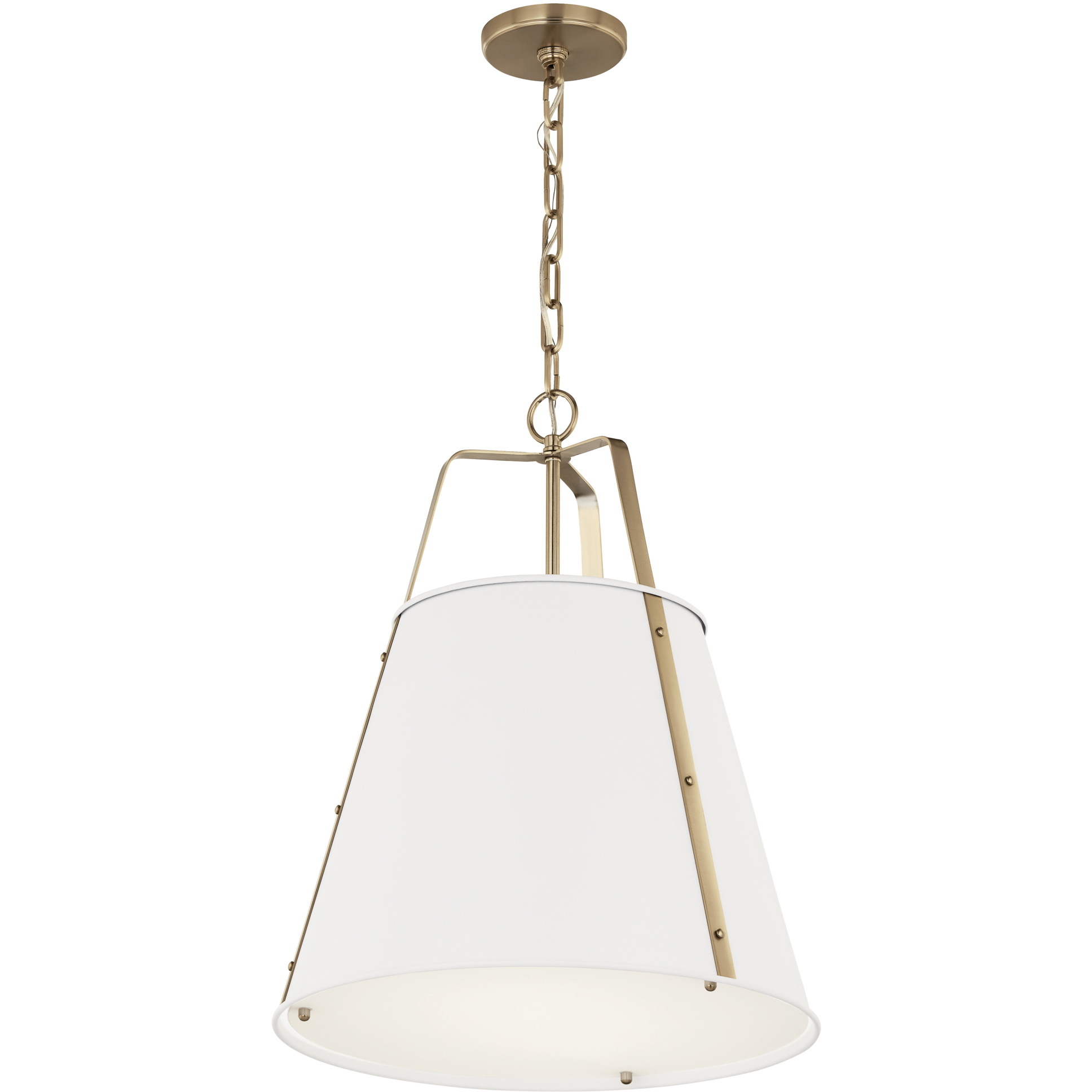 Etcher 2 Light White Pendant Ceiling Light