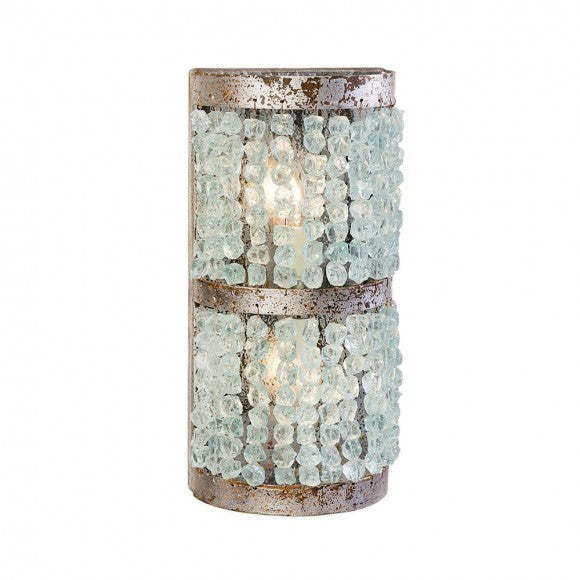 Lowcountry 2 Light Antique Silver Wall Sconce Wall Light