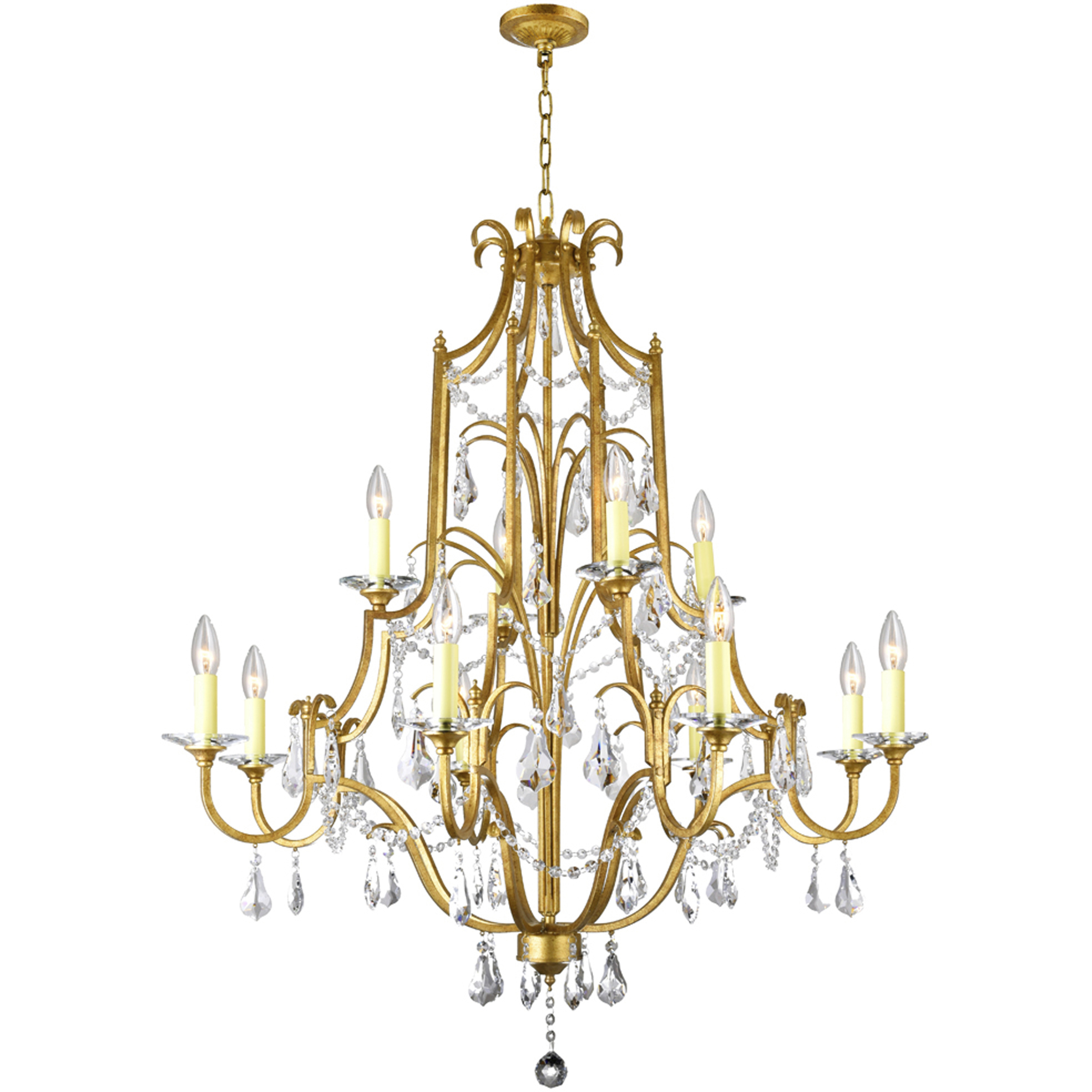 Electra 12 Light 37 inch Oxidized Bronze Up Chandelier Ceiling Light