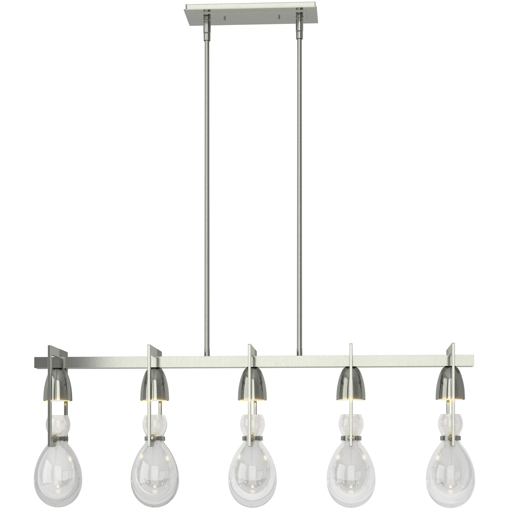 Apothecary 5 Light 40.5 inch Sterling Pendant Ceiling Light
