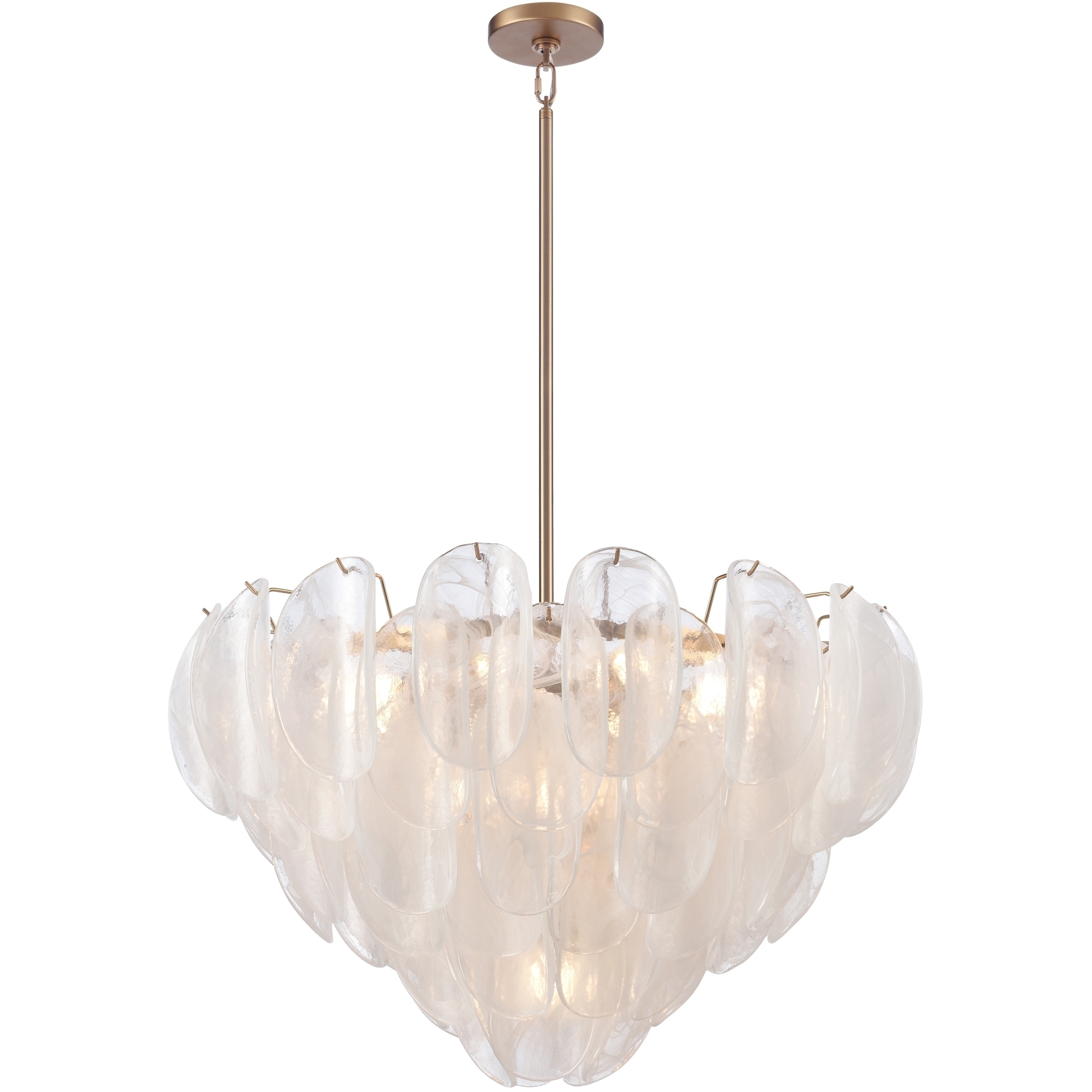 Chateau 13 Light 31.5 inch Satin Brass Pendant Ceiling Light