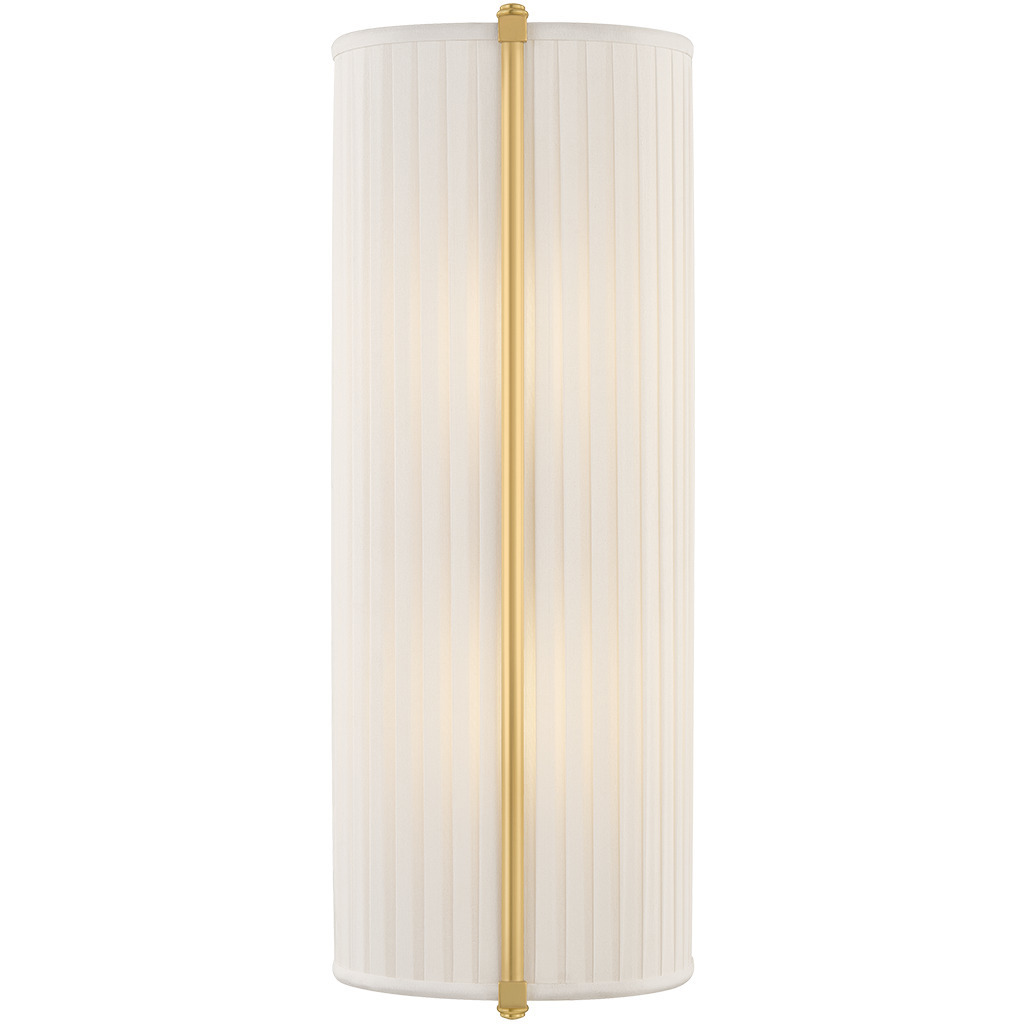 Cornell 2 Light 6.5 inch Aged Brass ADA Wall Sconce Wall Light