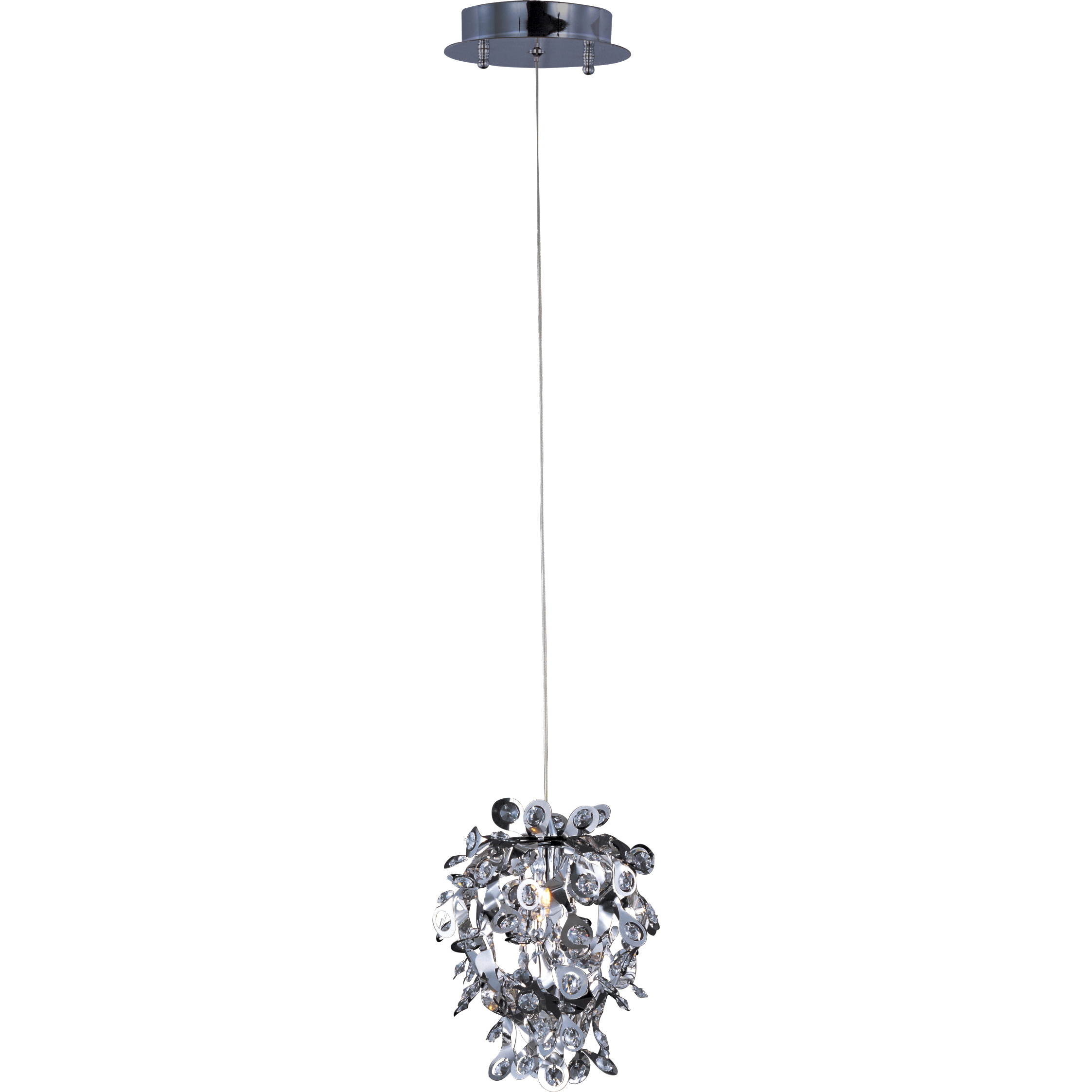 Comet LED 8 inch Polished Chrome Mini Pendant Ceiling Light