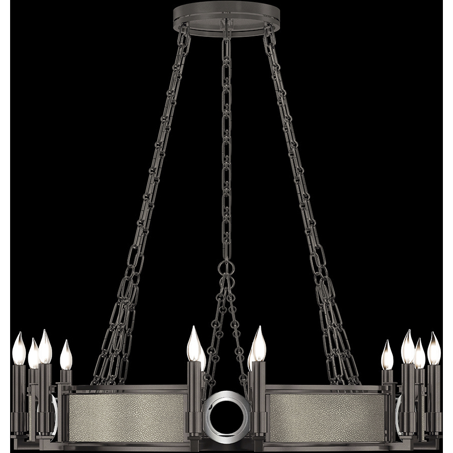 Mirage 12 Light 35.75 inch Black Chandelier Ceiling Light