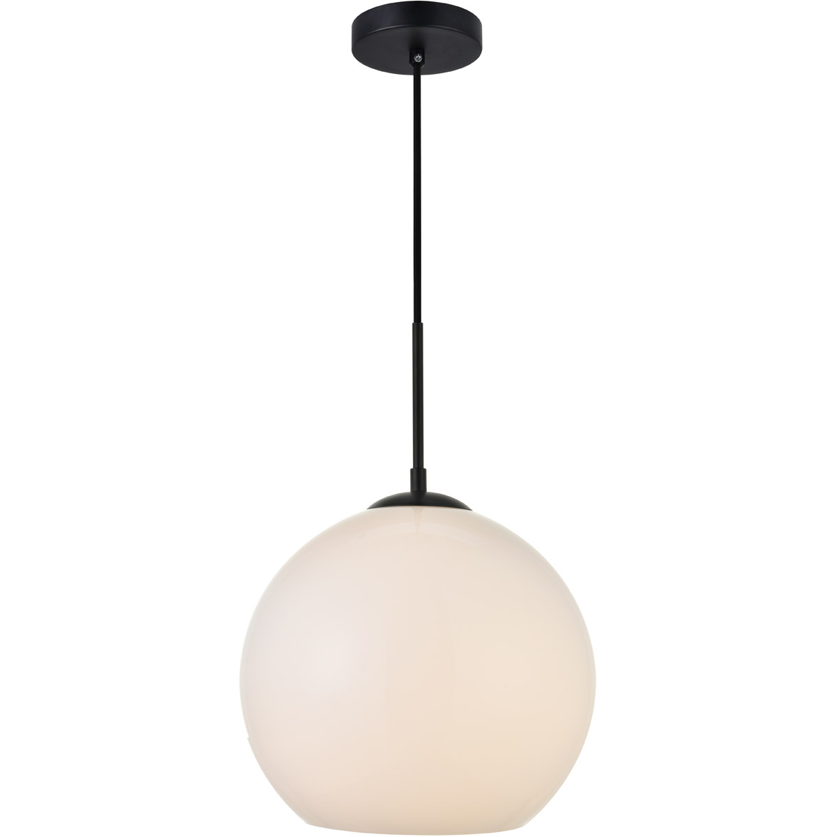 Huntington 1 Light 11.8 inch Black Pendant Ceiling Light