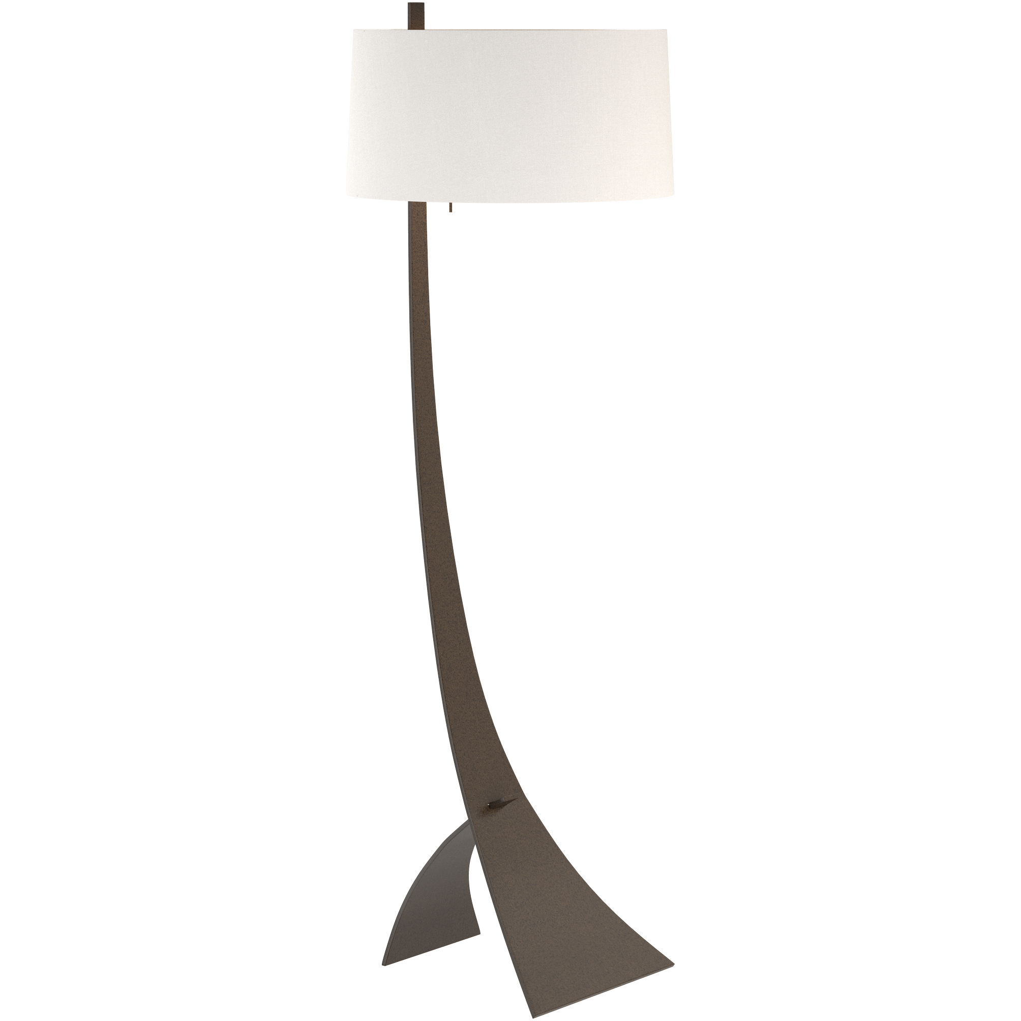 Stasis 58.5 inch 150 watt Oil Rubbed Bronze Floor Lamp Portable Light in Natural Anna