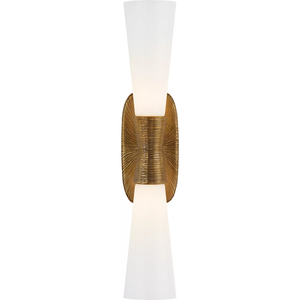 Kelly Wearstler Utopia 2 Light 4.75 inch Gild Double Bath Sconce Wall Light, Large