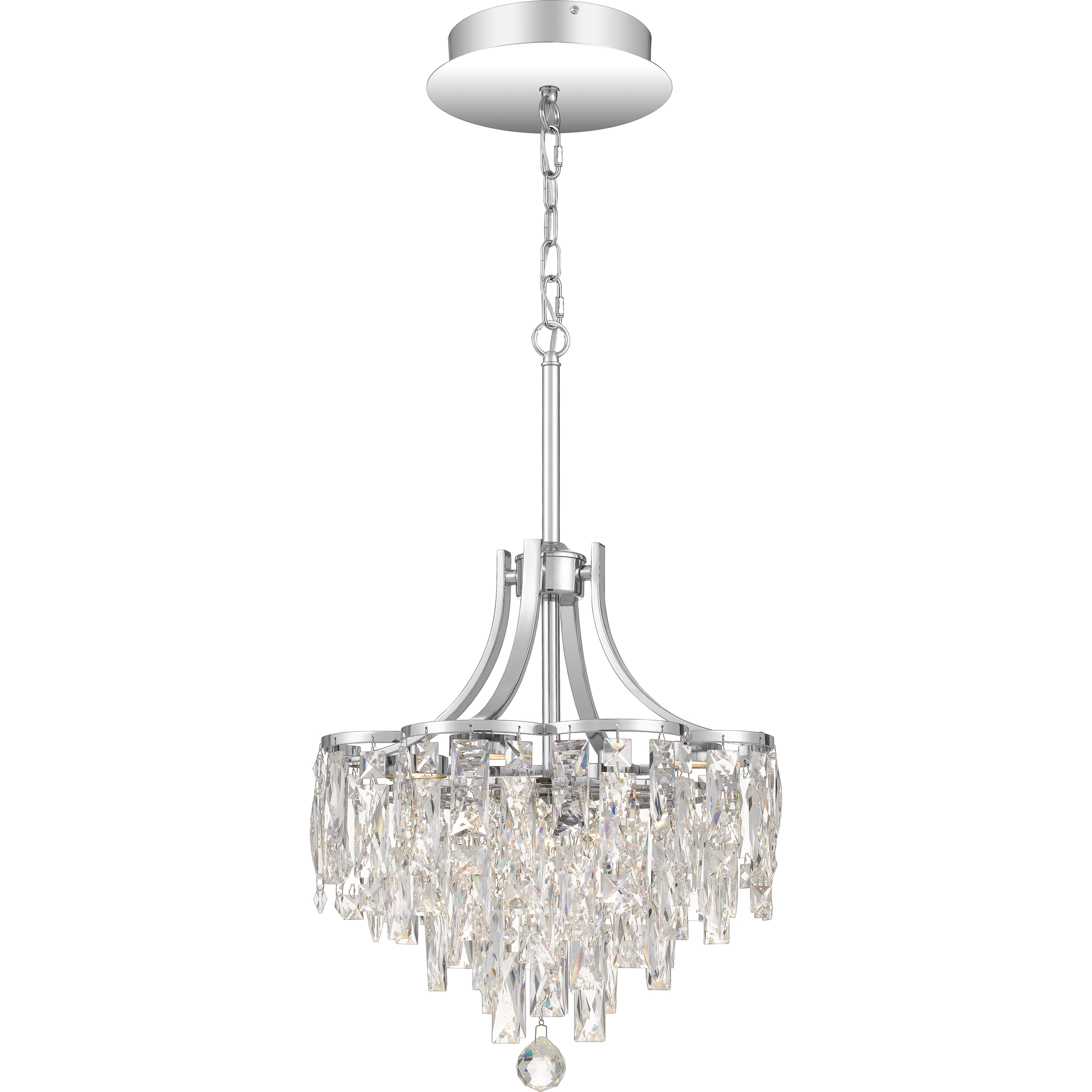 Bravado LED 15.75 inch Polished Chrome Pendant Ceiling Light